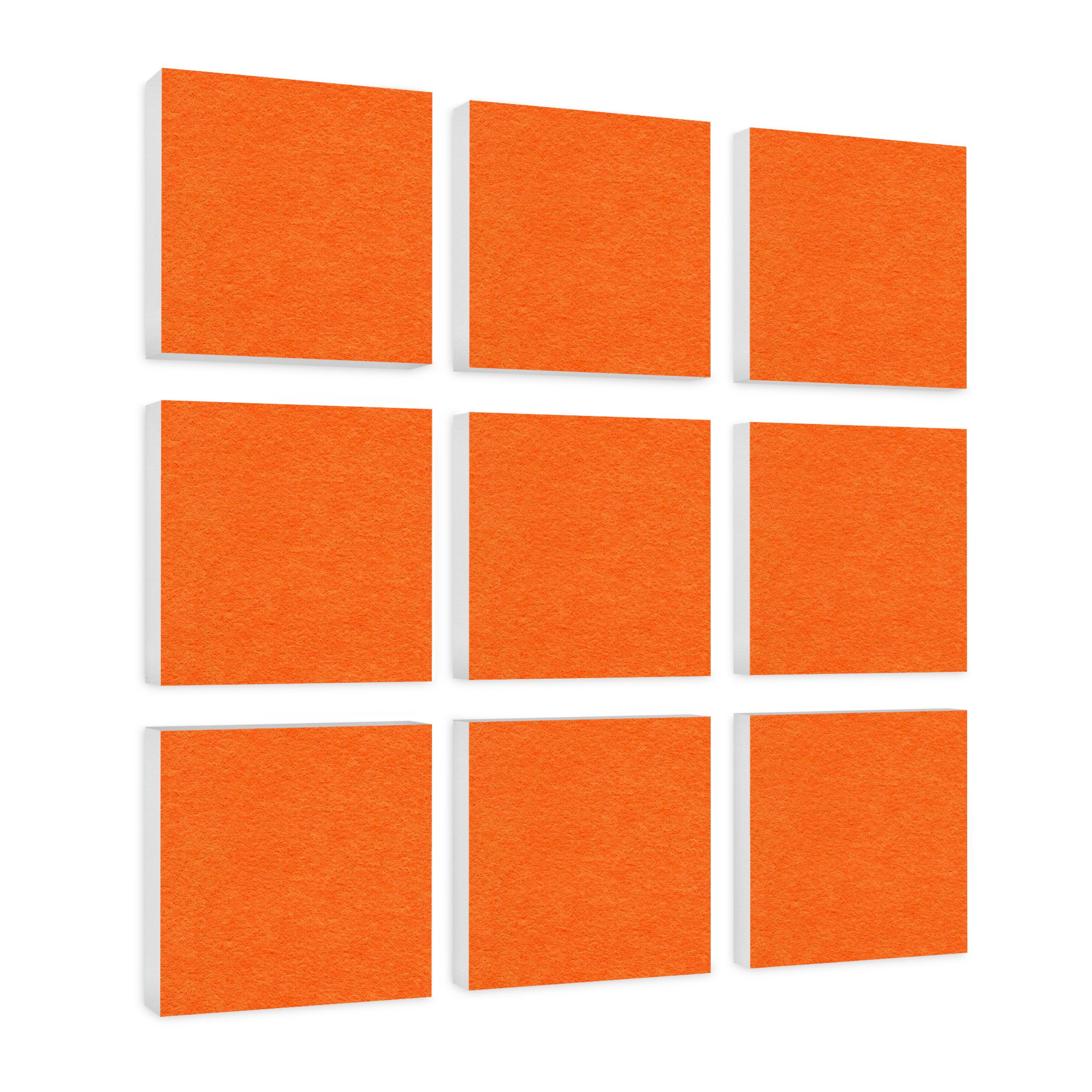 platino24 Akustikplatte 9 Absorber Quadrate aus Basotect ® G+