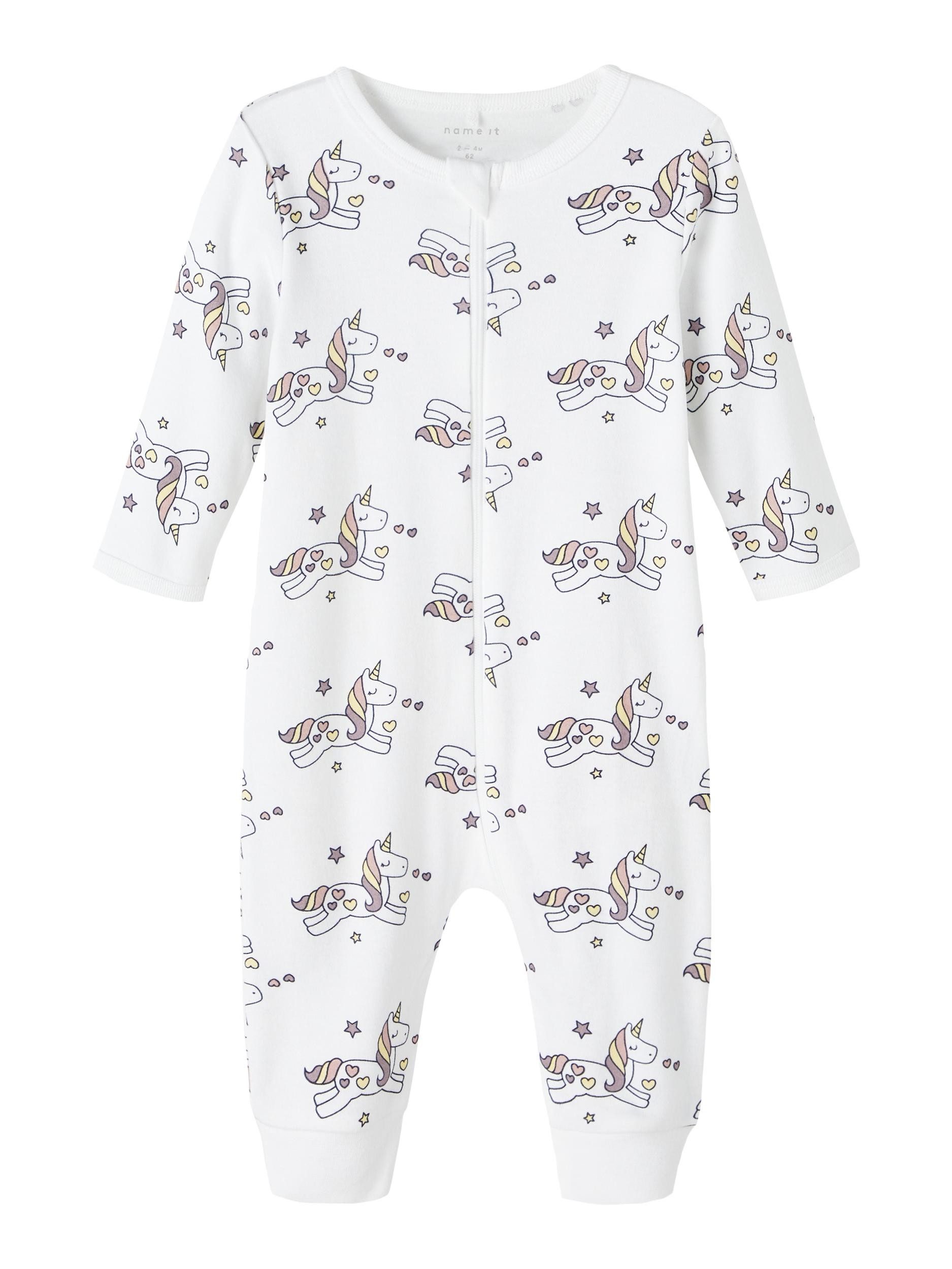 Strampler Baby Strampler "Unicorn" mit Reißverschluss