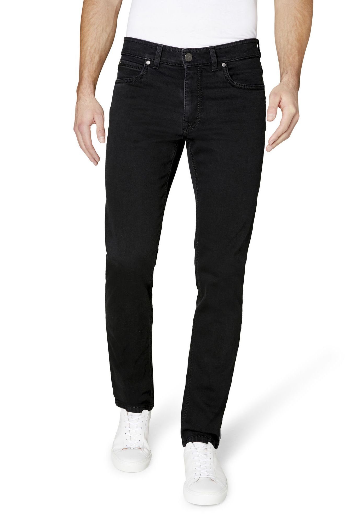 Atelier GARDEUR 5-Pocket-Jeans BATU-2 Elastizität Black Black (799) | Straight-Fit Jeans