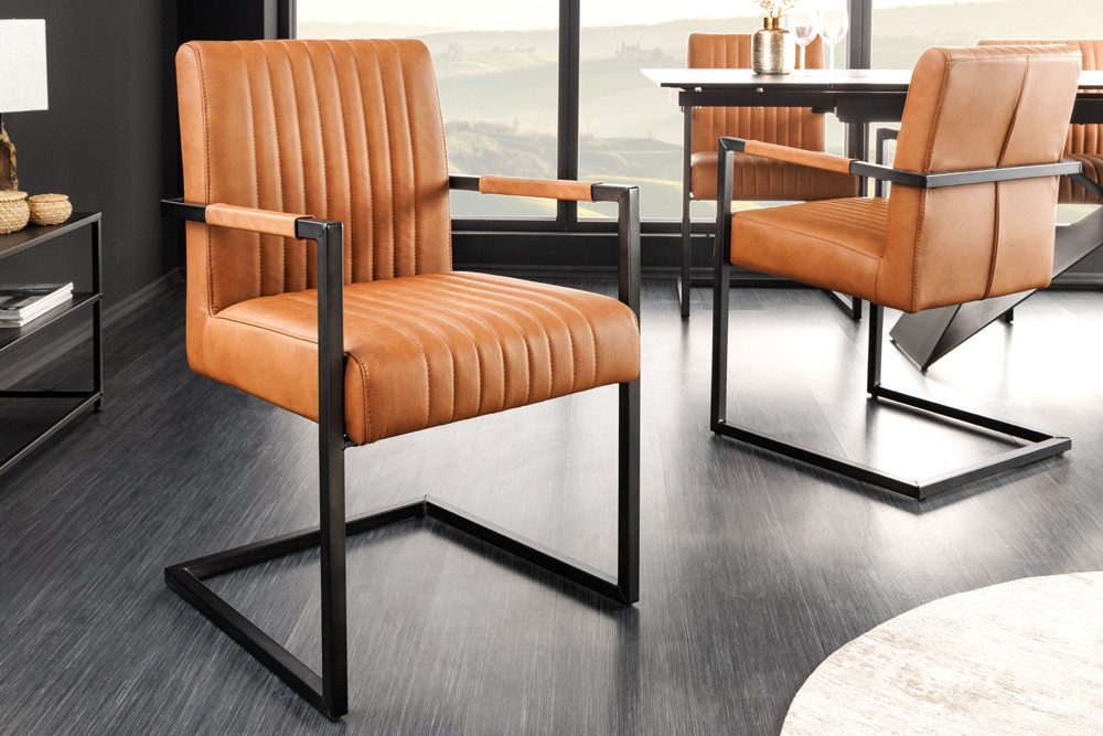 riess-ambiente Freischwinger BIG ASTON vintage cognac günstig online kaufen