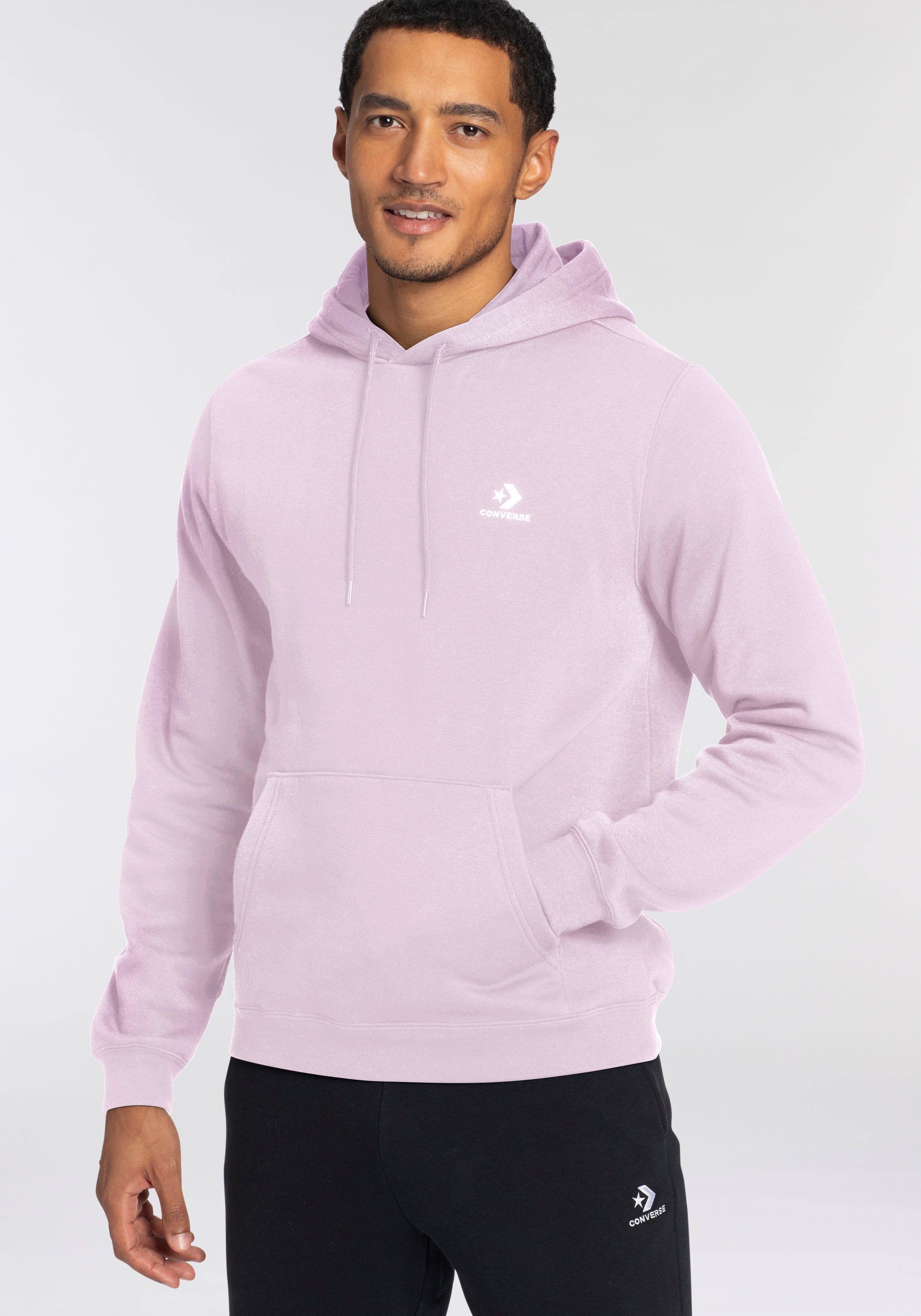 Converse Kapuzensweatshirt EMBROIDERED STAR CHEVRON BRUSHED günstig online kaufen
