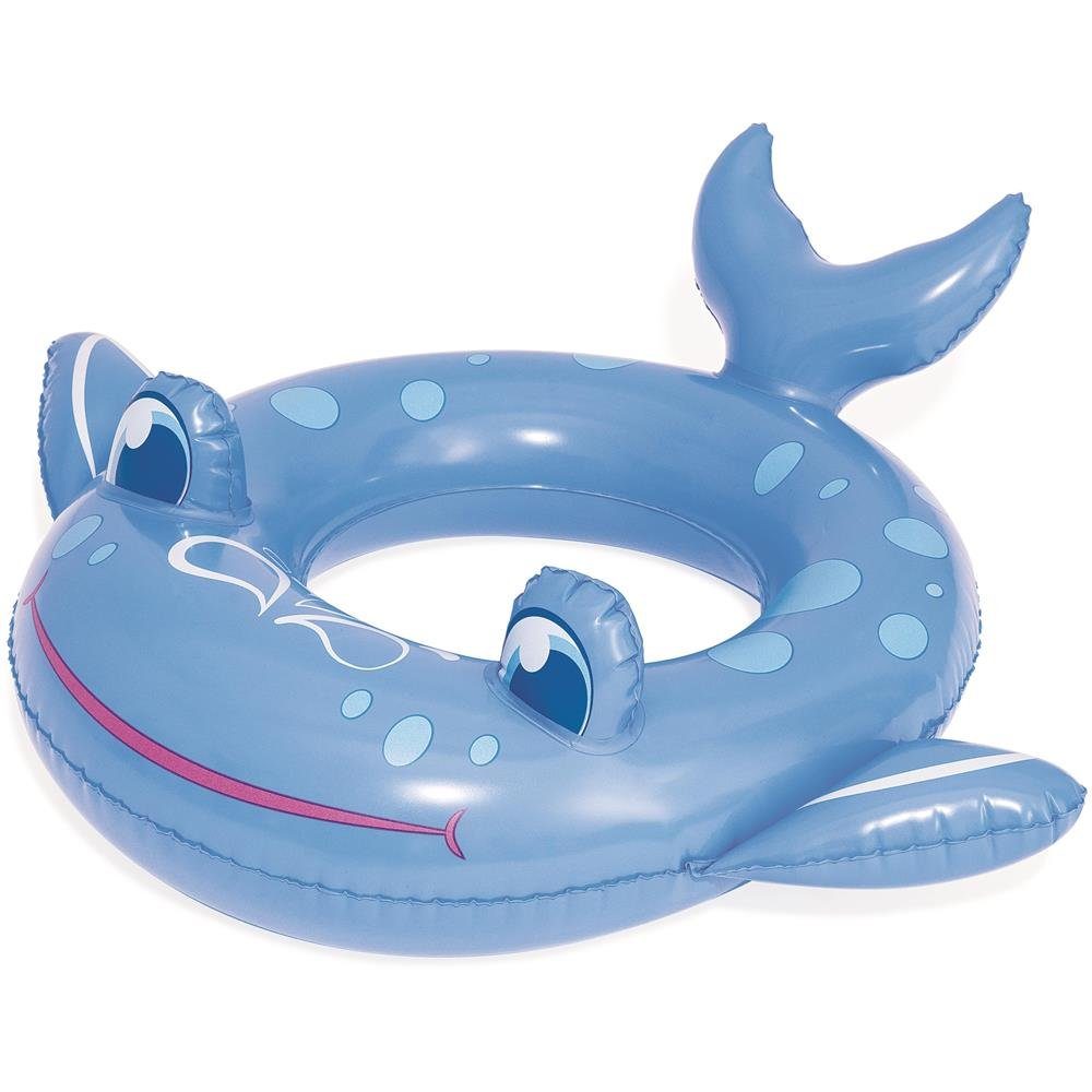 Bestway Schwimmring Happy Animal, Einhorn, Papagei oder Wal, 1 Stück zufällige Variante