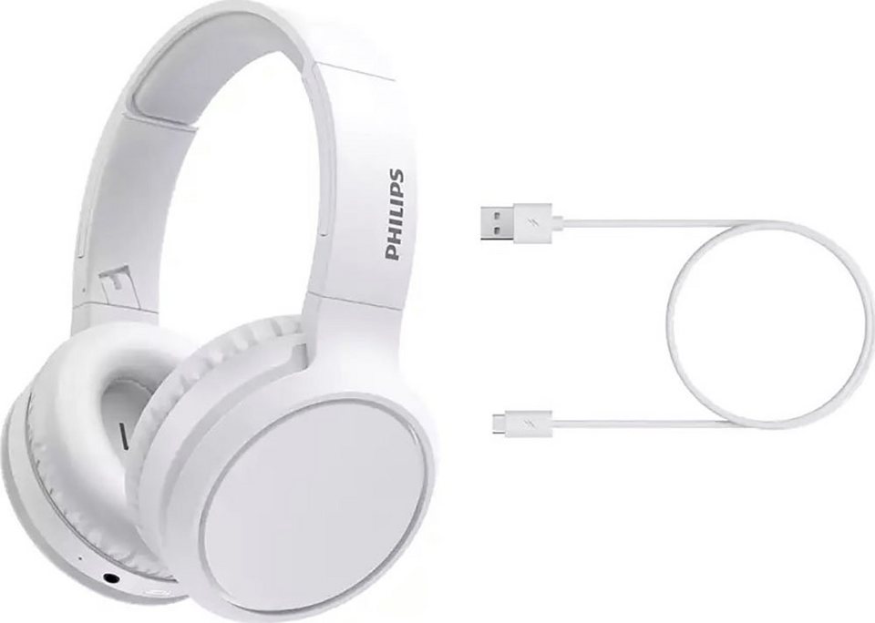 Philips TAH5205 wireless Kopfhörer (Active Noise Cancelling (ANC), A2DP  Bluetooth, AVRCP Bluetooth, HFP, HSP), Musikwiedergabedauer: 29 Stunden,  Batterietyp: Lithium-Polymer, Impedanz: 32 Ohm