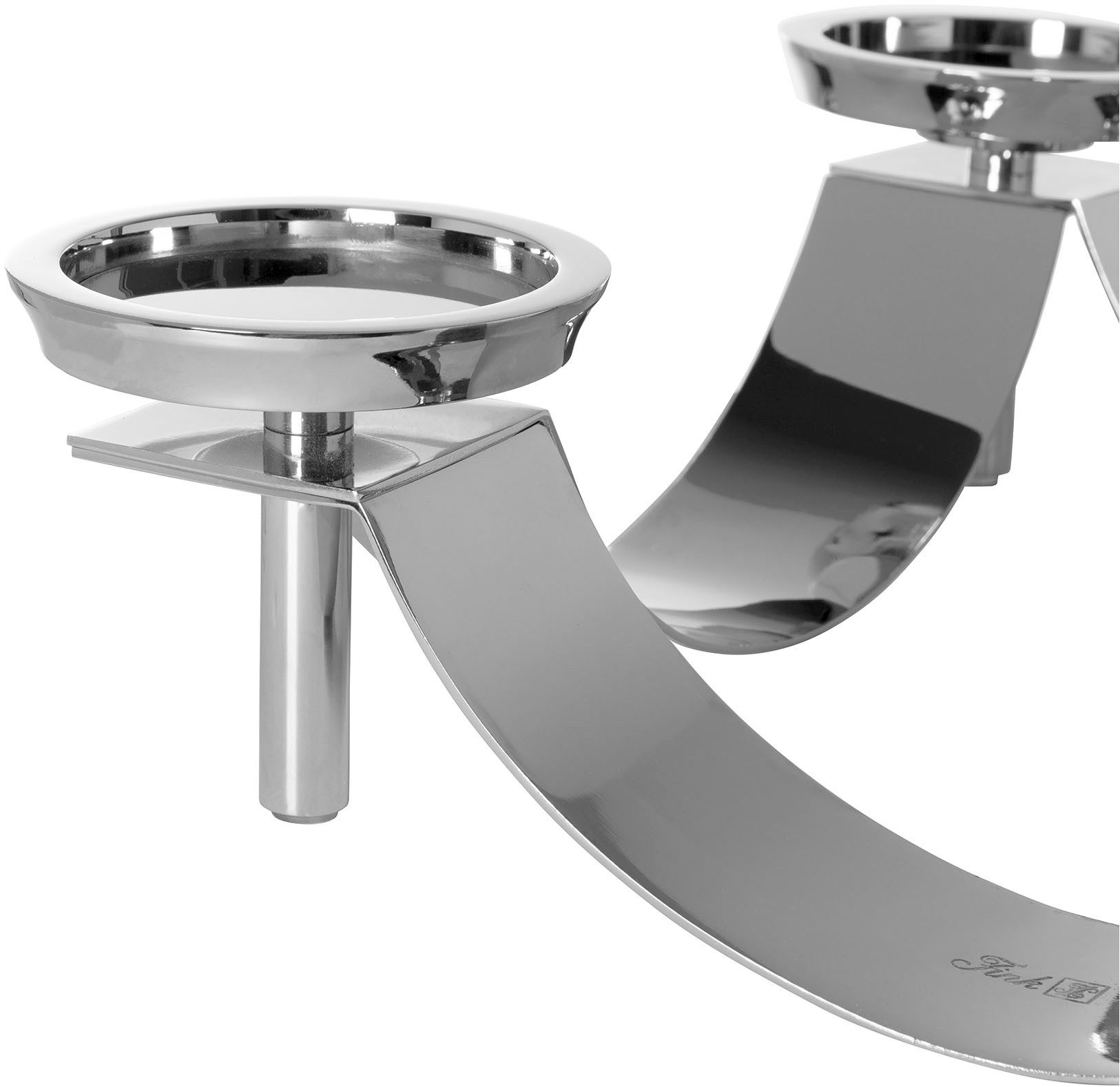 Fink Kerzenleuchter GALLERY (1 St), Leuchter-Kranz mit Glas, 4-flammig, Adventskranz