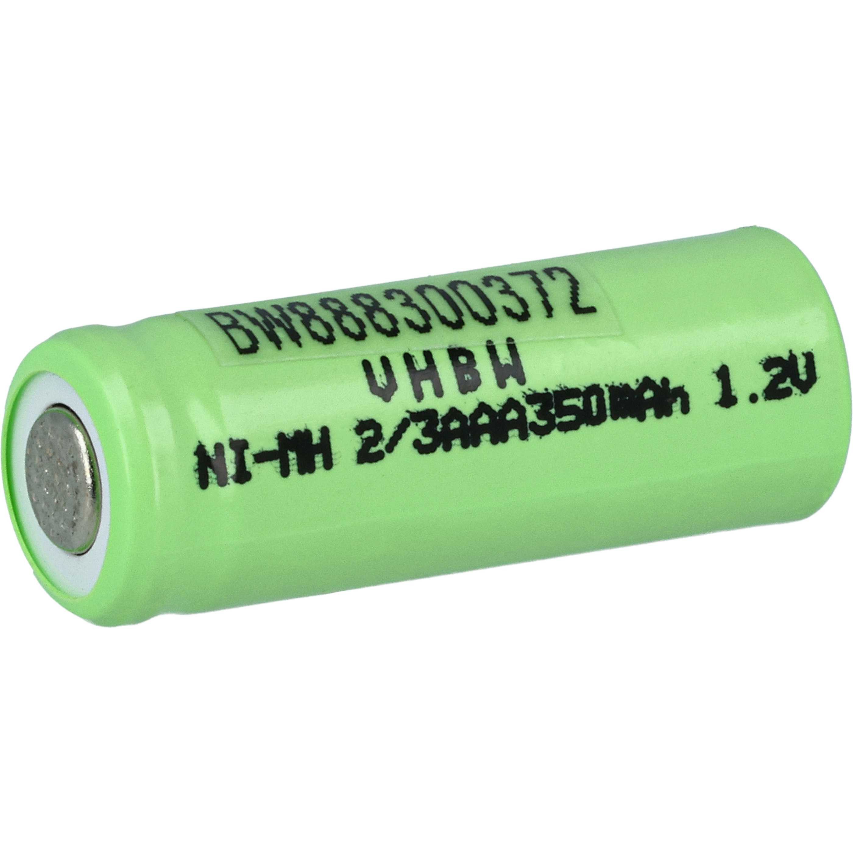 vhbw Akku für verschiedenes (350 mAh, 1,2 V, NiMH) Akku Akku NiMH 350 mAh (1,2 V, 1 St), Kompatible Akku-Rohzelle z.B. als Ersatz-Zellen in diversen