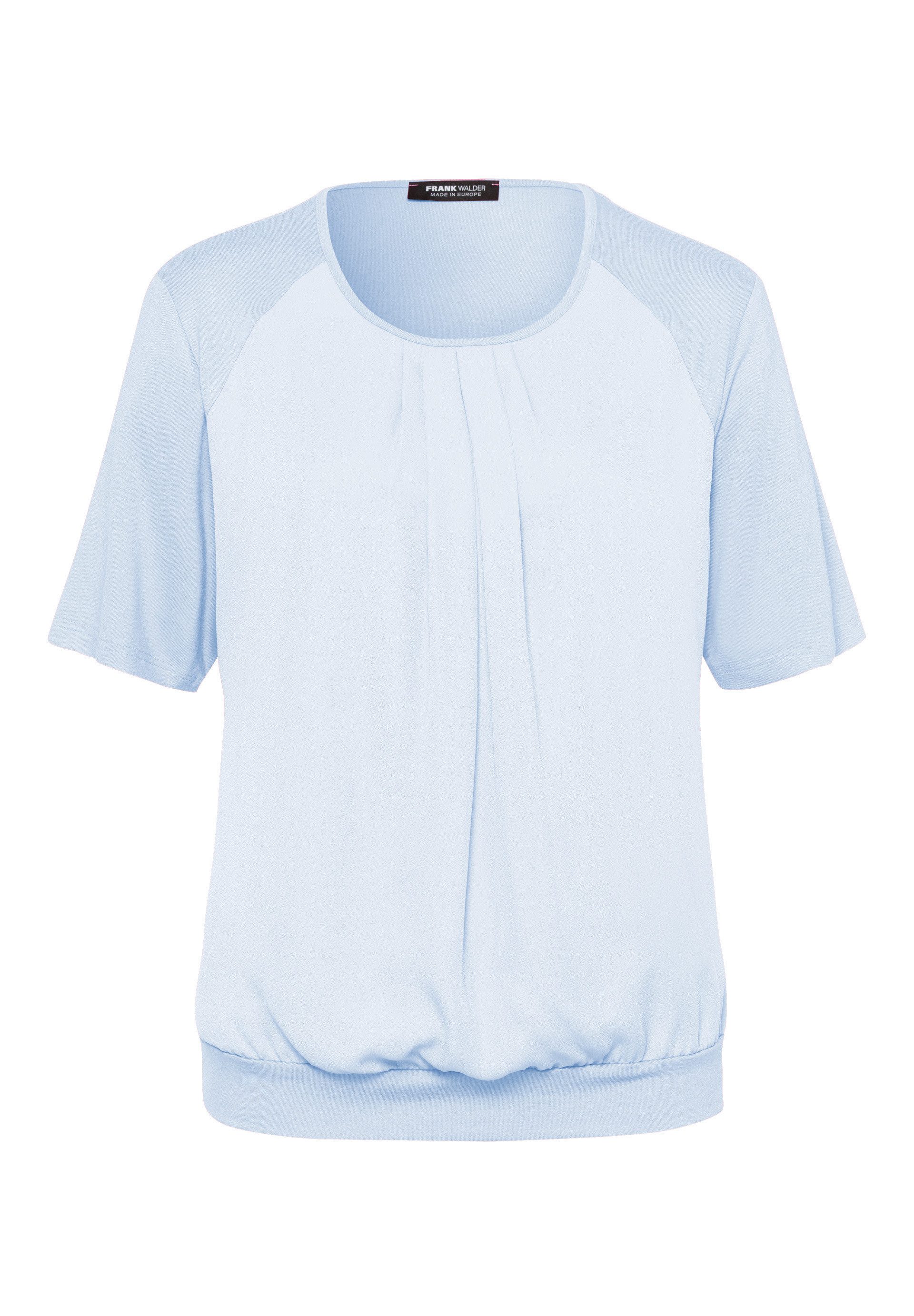 Blusenshirt im Materialmix