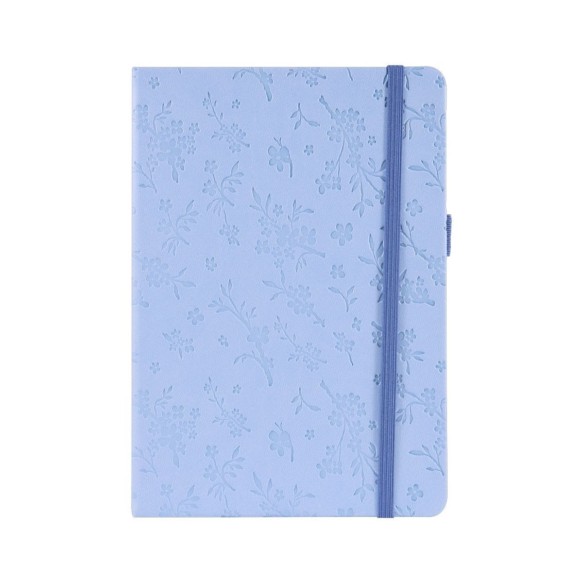 Idena Notizbuch Idena Notizbuch Floral 80 Blatt 80g/m² kariert DIN A5