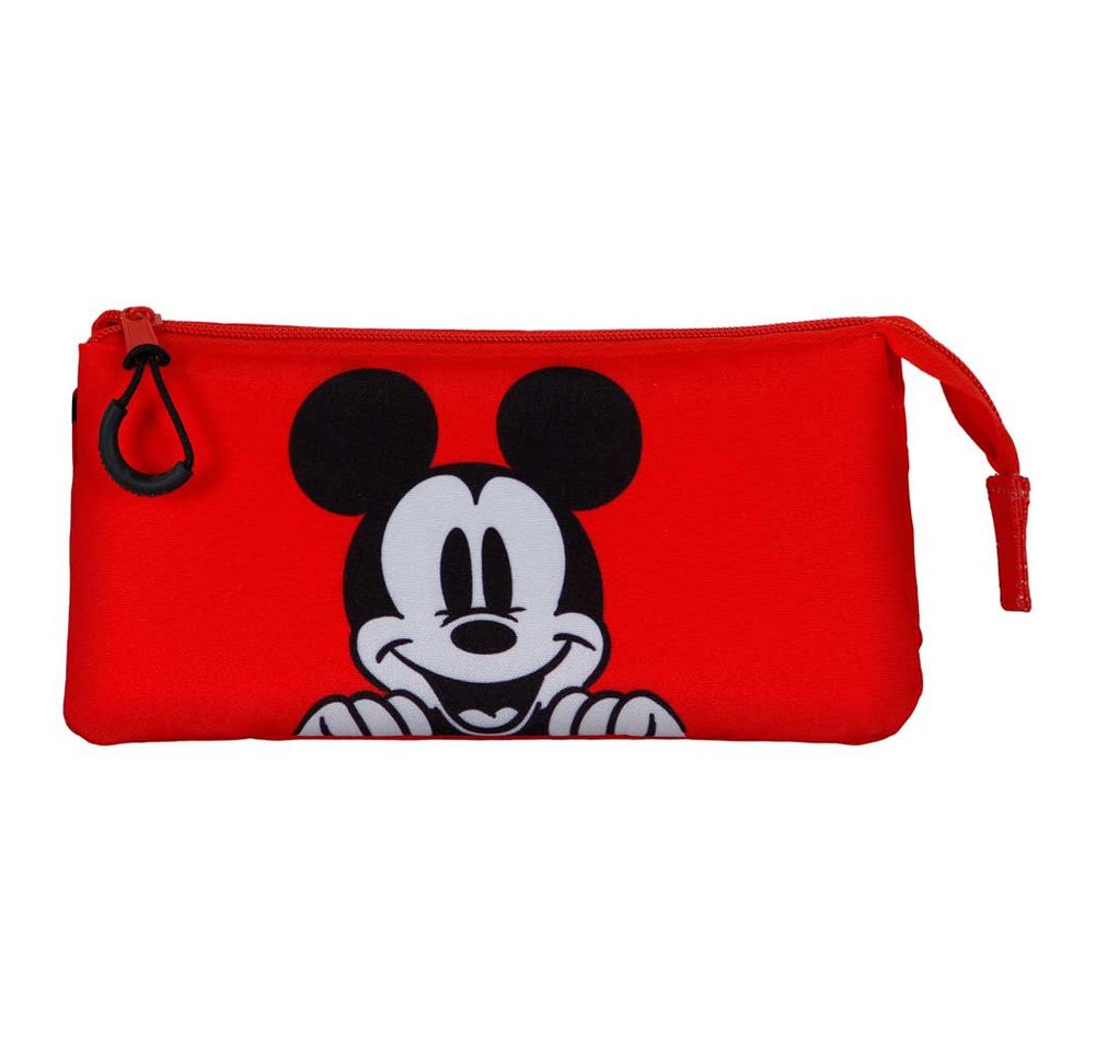 Thumbnail - Karactermania Federmäppchen Disney Micky Maus Stiftemäppchen Schlampermäppchen Mäppchen, 3 Fächer