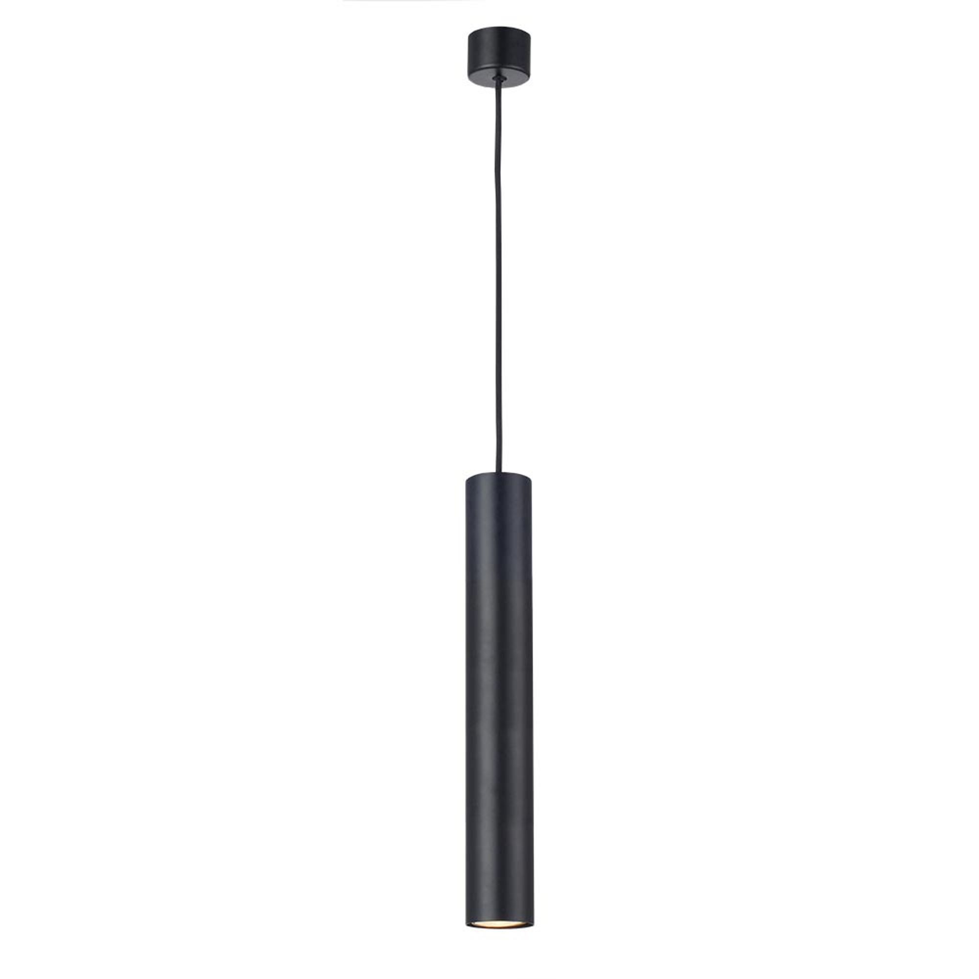 s.luce Pendelleuchte Moderne Hängelampe Crutch Zylinderform Schwarz