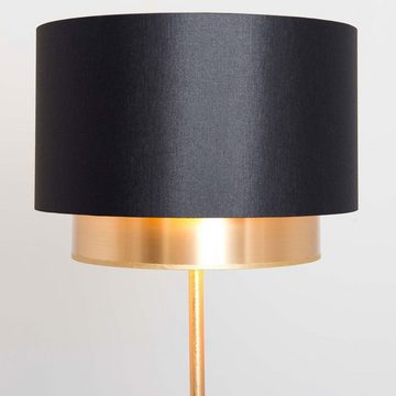 Holländer Stehlampe Mattia Rund Eisen Gold-Schwarz gold, schwarz