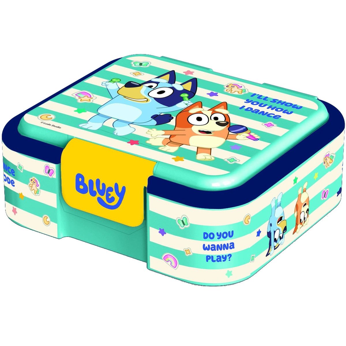 p:os Lunchbox Sandwichbox Bluey Supreme türkis 690ml