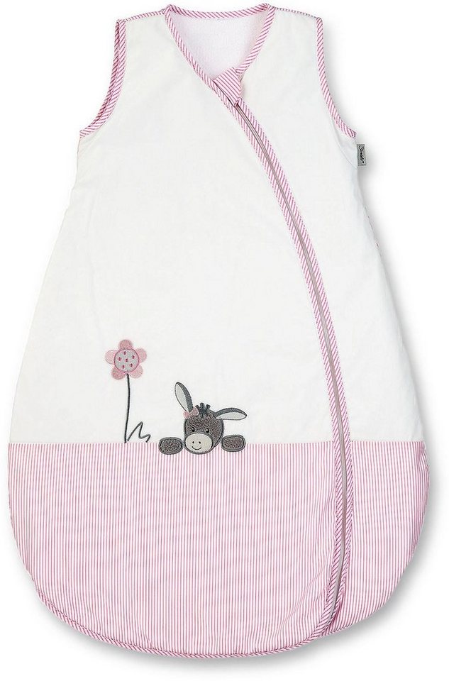 Sterntaler® Babyschlafsack Emmi Girl (1 tlg), Verlängerte  Reißverschlusssführung