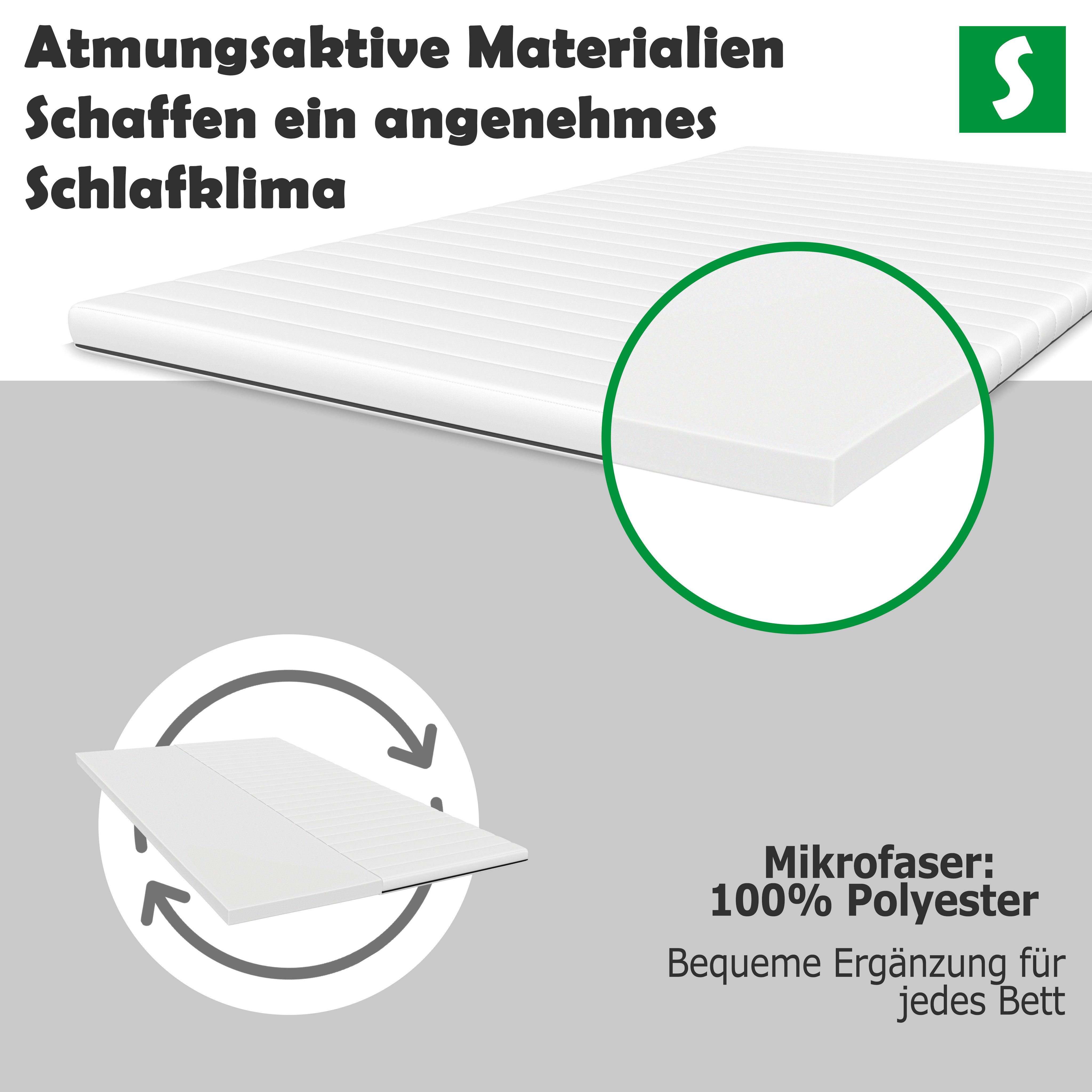 Schlaftroll, Topper Weiche Kaltschaum-Matratzenauflage für maximalen Komfor günstig online kaufen