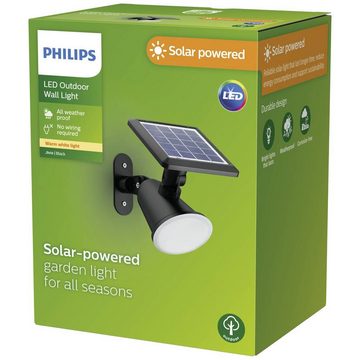 Philips LED Solarleuchte Outdoor Solar Spotleuchte Wand 1.4W