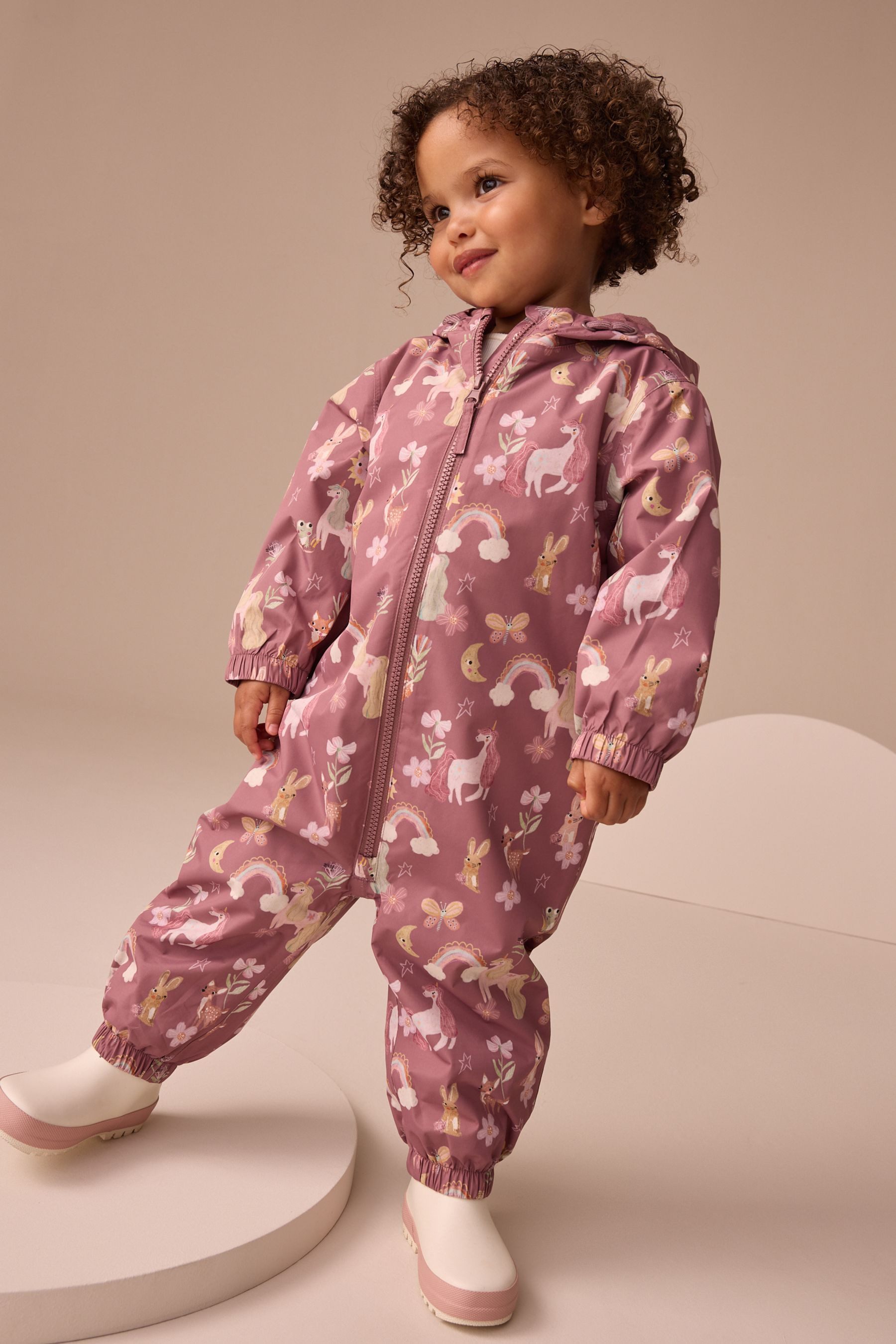 Next Regenoverall Wasserdichter gemusterter Matschanzug (1-tlg)