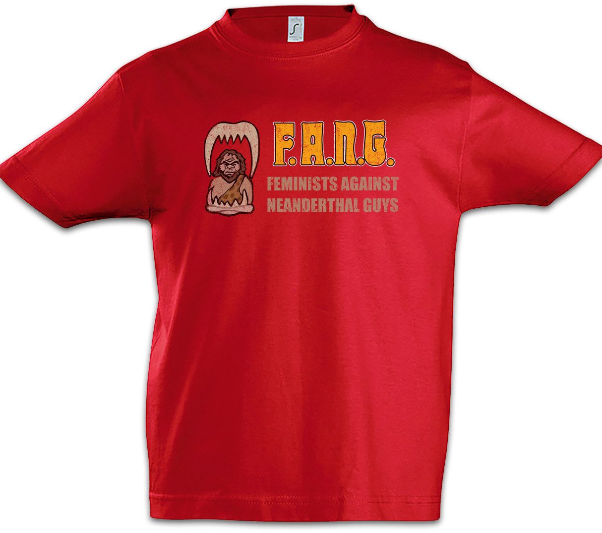 Print-Shirt F.A.N.G. Kinder T-Shirt Al Fang Feminists Married With Series Symbol
