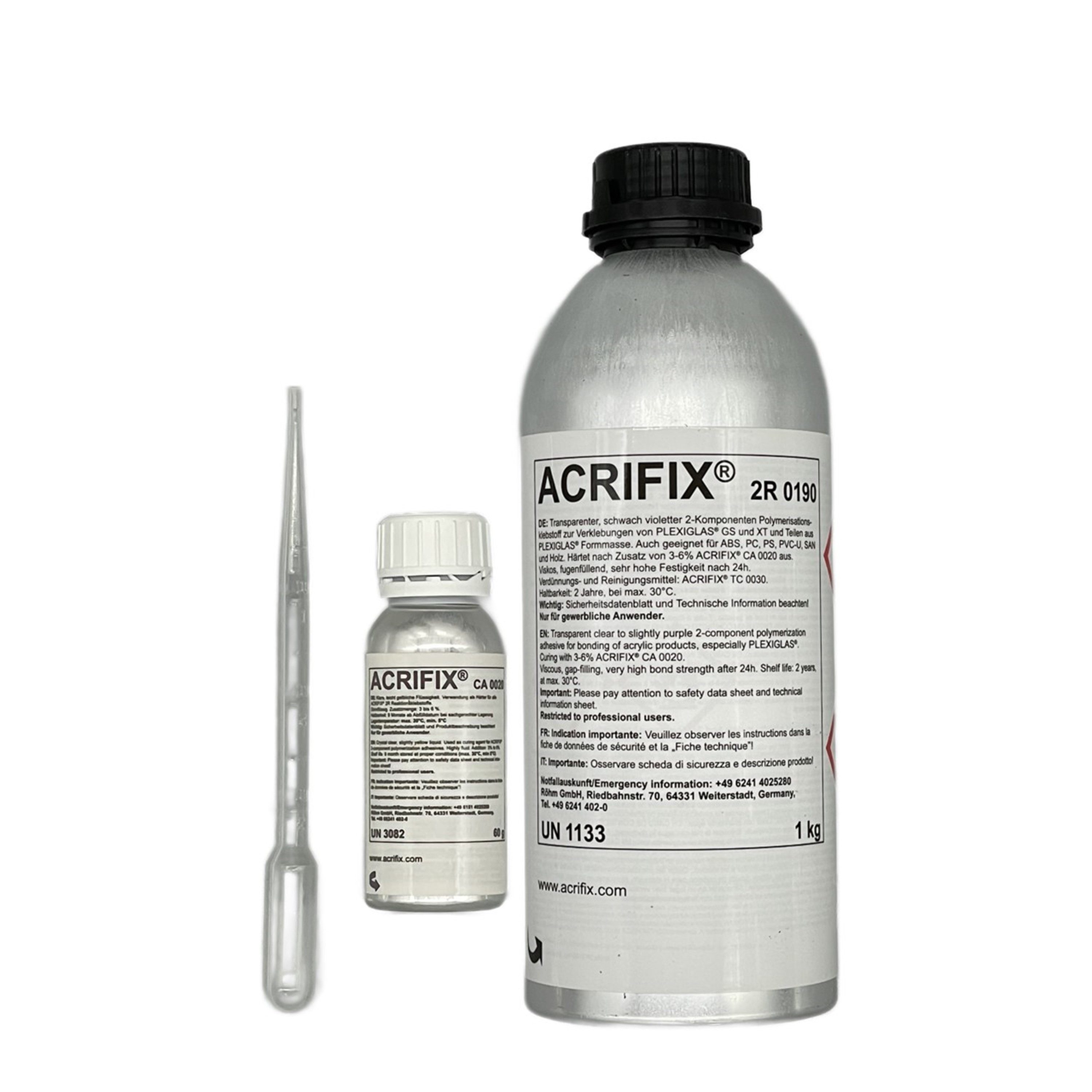 Acrifix Klebstoff Acrifix Acrylglaskleber PMMA – Klebstoffe, Härter & Verdünner