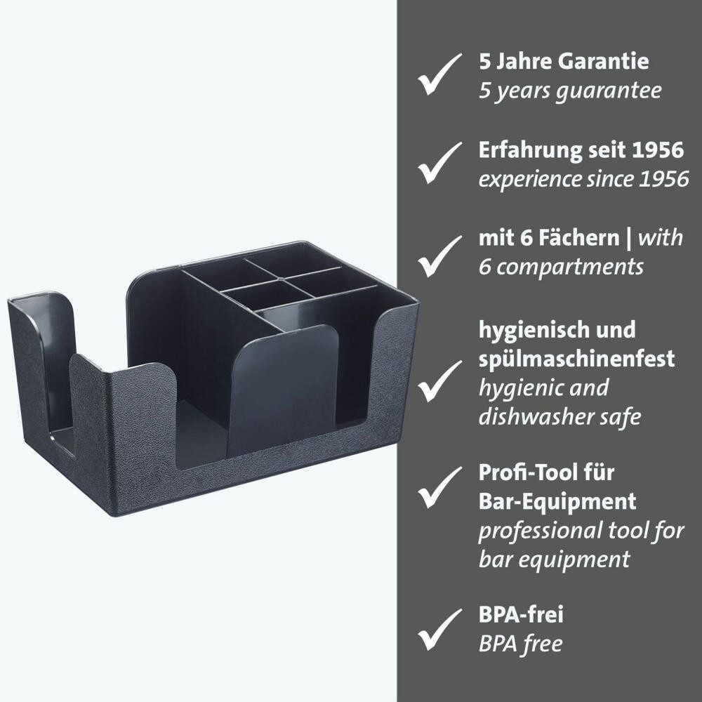 Thumbnail - WESTMARK Aufbewahrungsbox Bar Organizer – ideal für Servietten, Trinkhalme & Cocktail Deko, 6