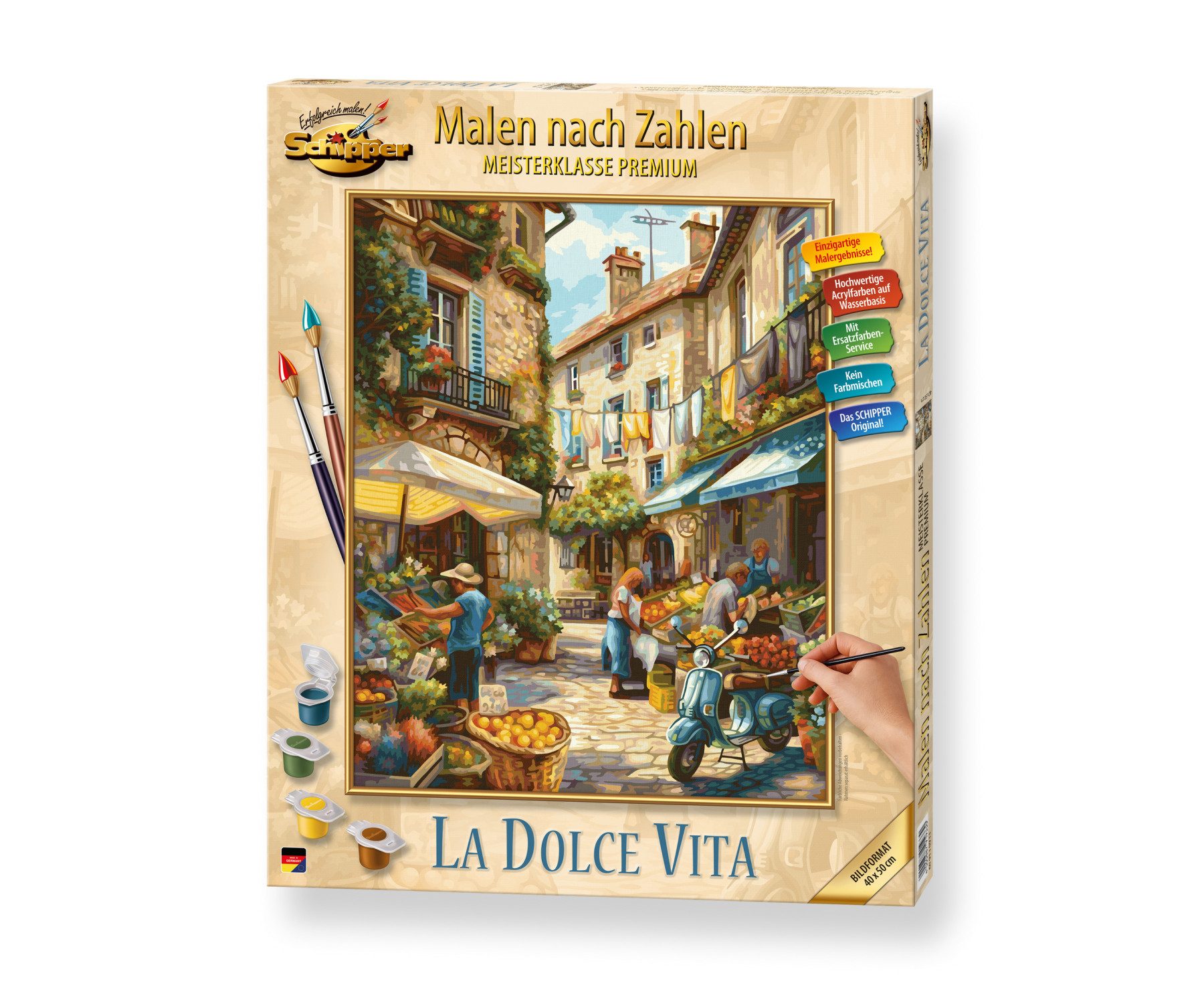 Schipper Malen nach Zahlen Meisterklasse Premium - La Dolce Vita, Made in Germany