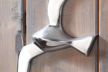 tinkaro Wanddekoobjekt NILS Möwe Aluminium Dekofigur Silber