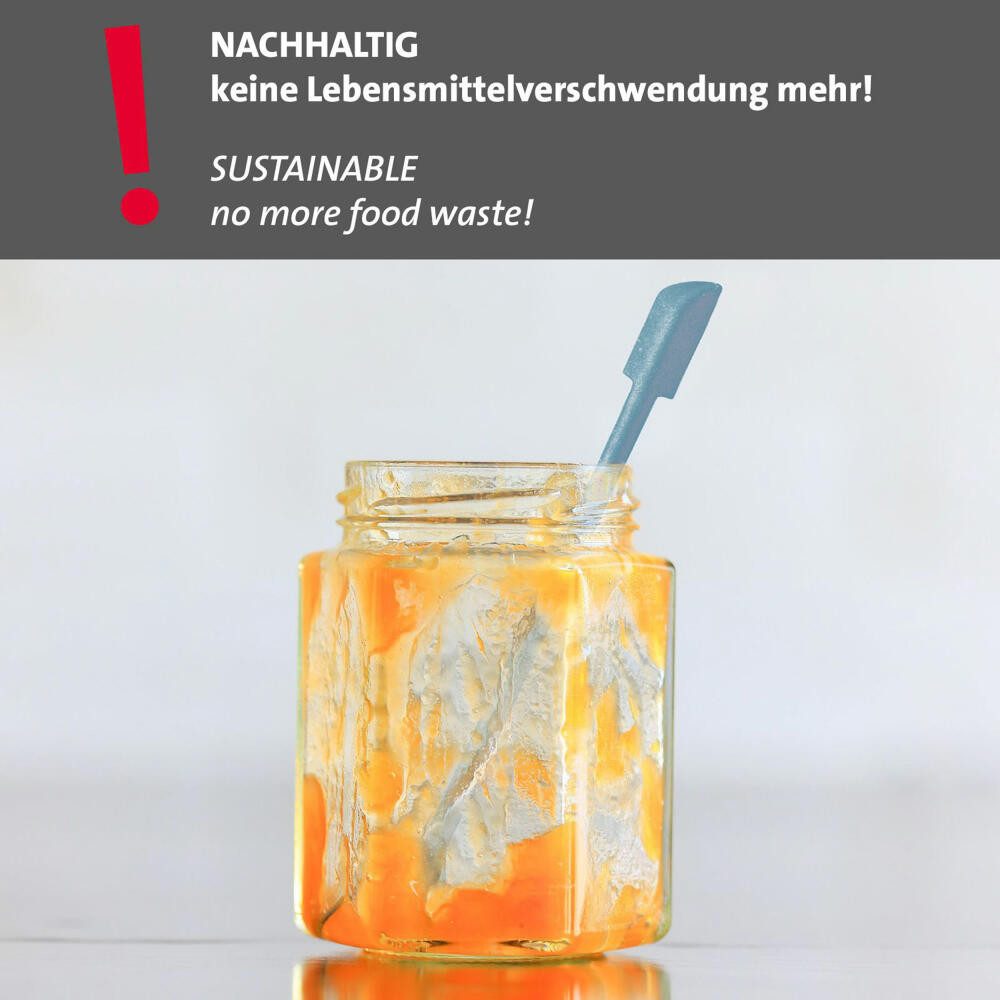 WESTMARK Teigschaber Restelöffel Slim – praktische Spatel für Reste in Gläsern und Flaschen