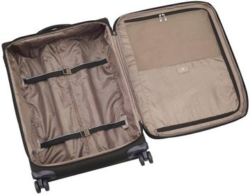 RONCATO Handgepäck-Trolley Joy Carry-on, 55 cm, schwarz, 4 Rollen, Handgepäck-Koffer Reisekoffer mit Volumenerweiterung und TSA Schloss