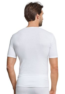 Schiesser Unterhemd Essentials Feinripp (3-St) klassisches Unterzieh-Shirt, Feinripp, Kochwäsche im 3er Pack