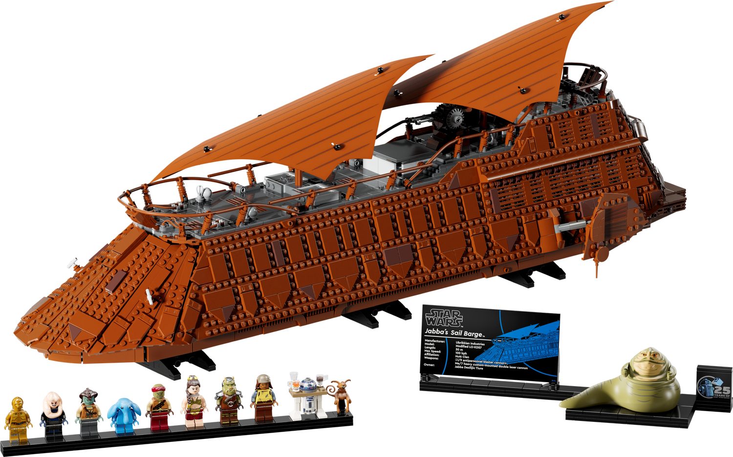 LEGO® Star Wars 75397 Jabbas Segelbarke Spielbausteine, (Set, 3943 St., Set)