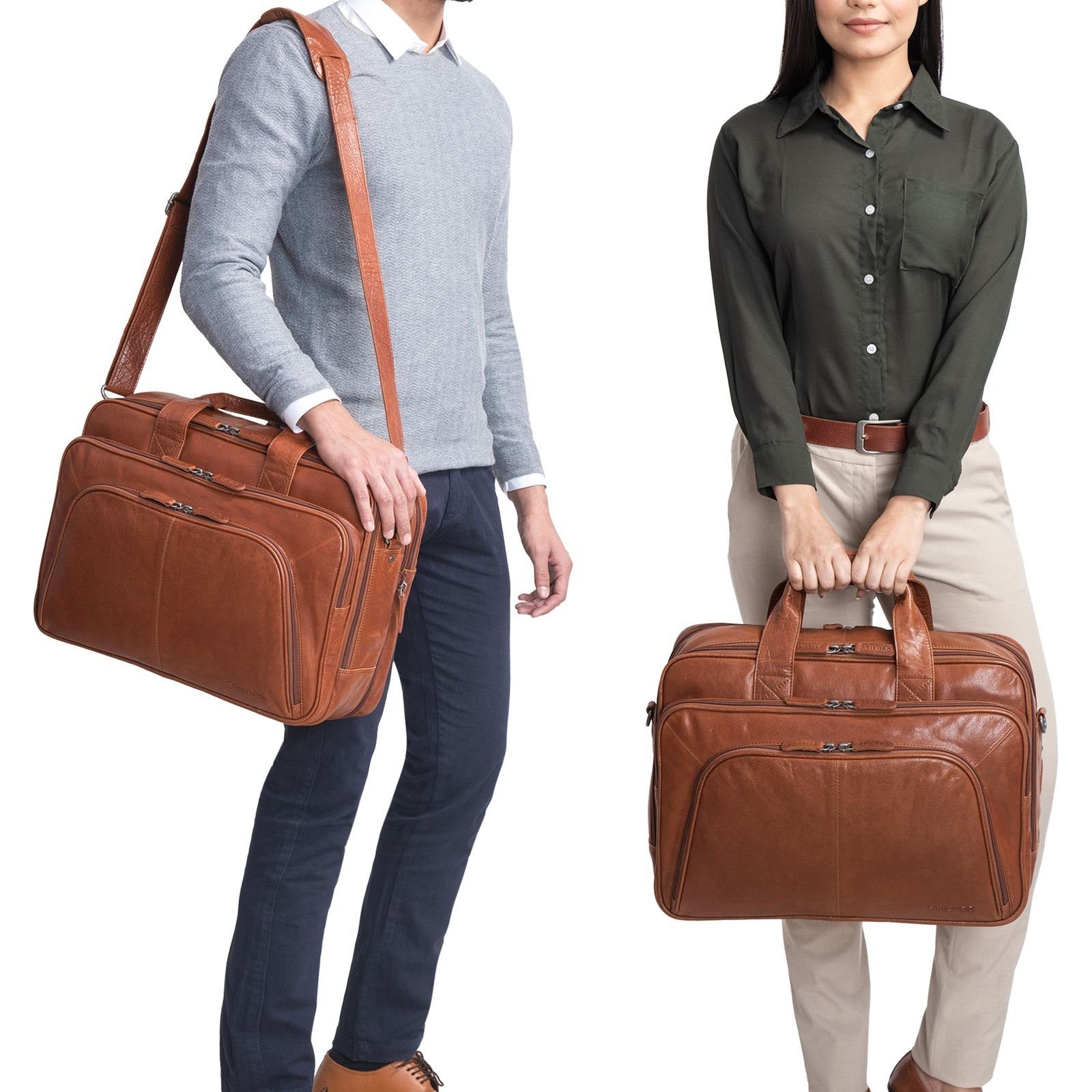 STILORD Aktentasche "Calisto" Extra Große Arbeitstasche günstig online kaufen