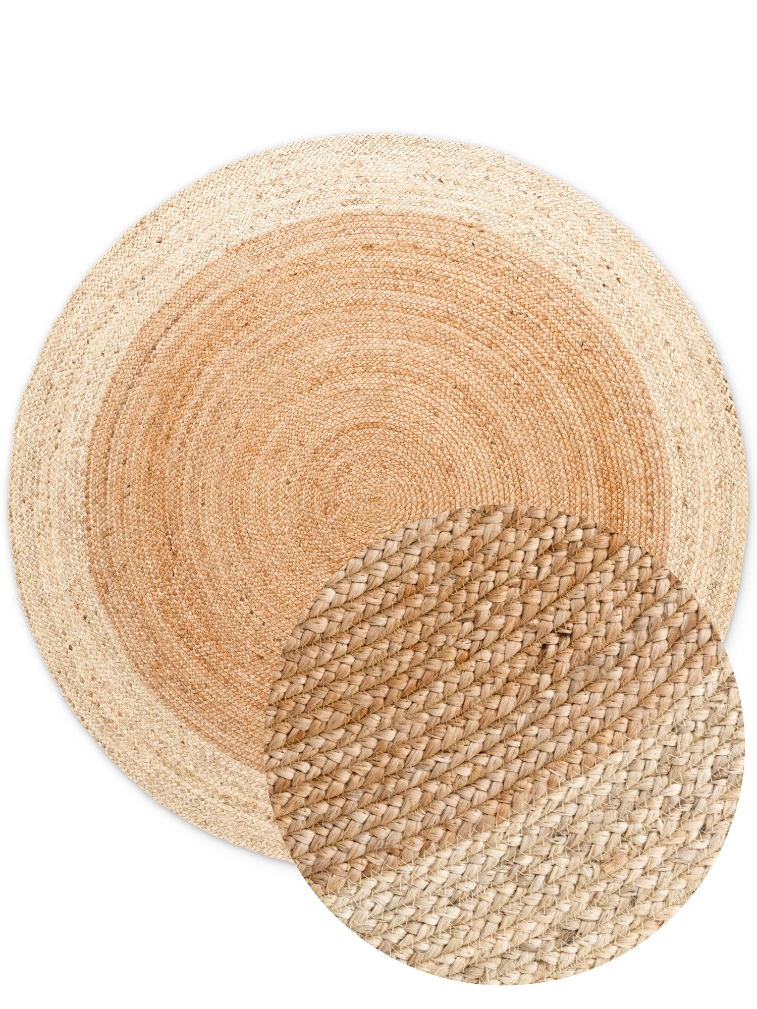 HANSE Home Teppich »Jutta Juteteppich«, rund, 9 mm Höhe, 100% Jutefaser, Na günstig online kaufen