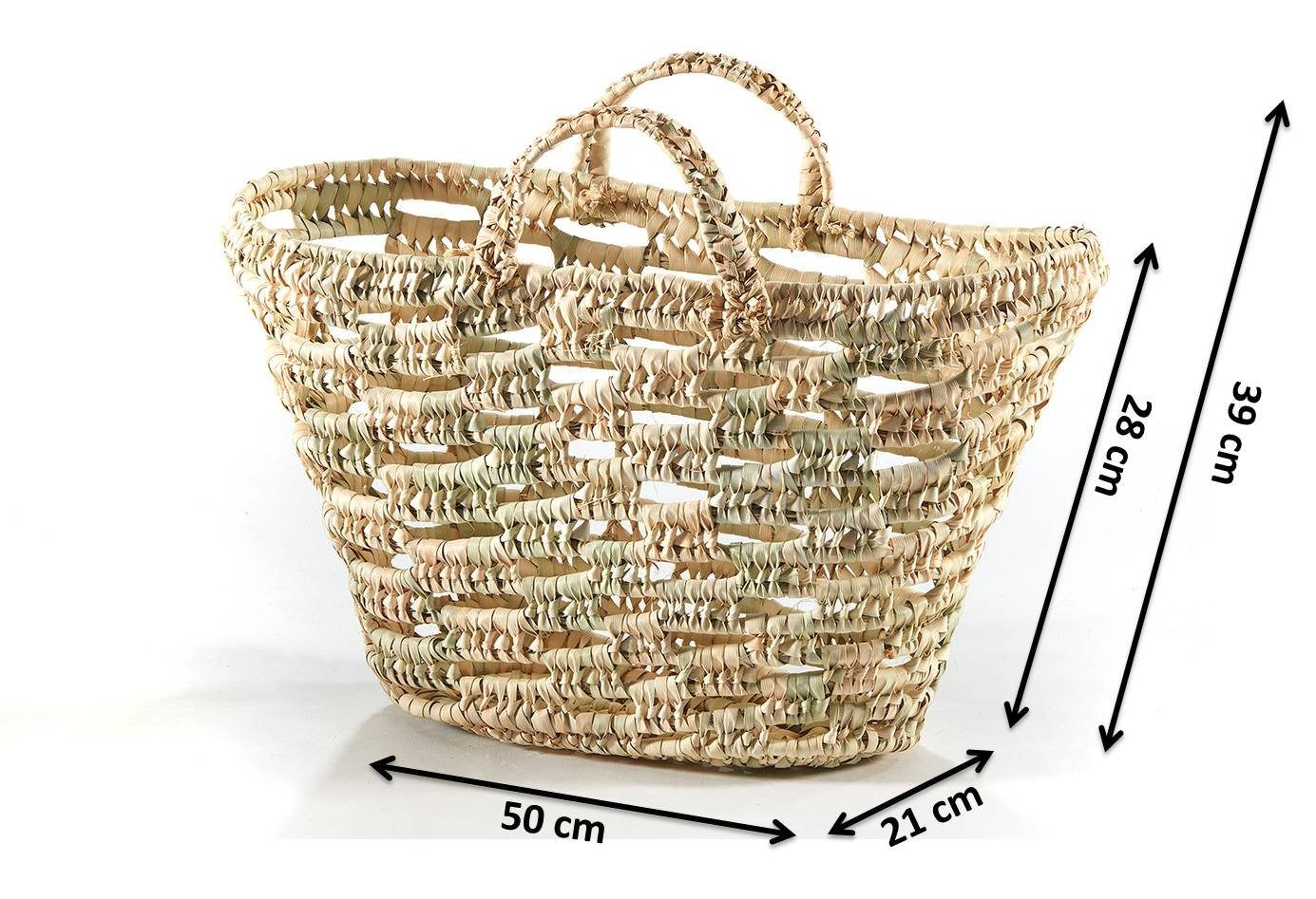 Kobolo Shopper Tasche aus Palmblatt mit günstig online kaufen