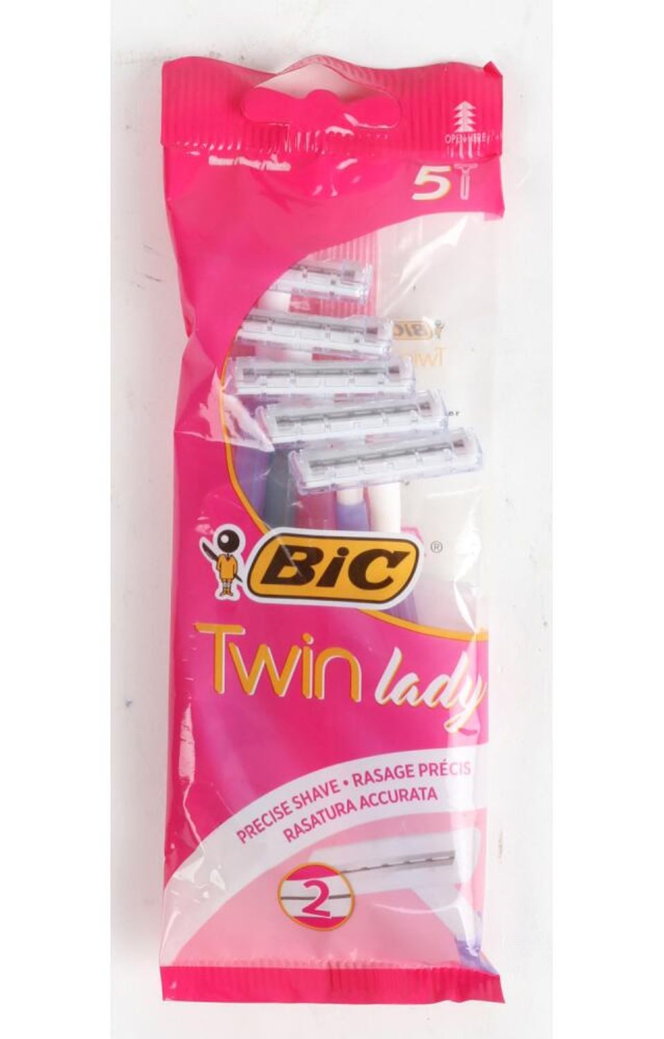 BIC Einwegrasierer 20x BIC Einwegrasierer 5erTwin Lady sensitiv, 20-tlg.
