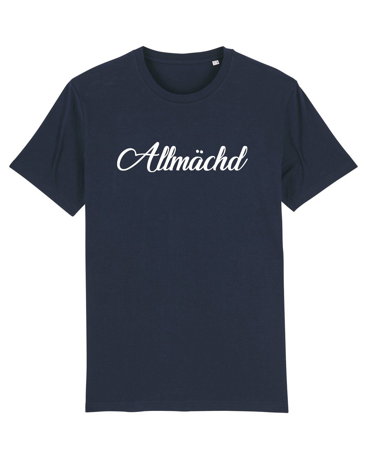 wat? dunkelblau Print-Shirt Allmächd (1-tlg) Apparel