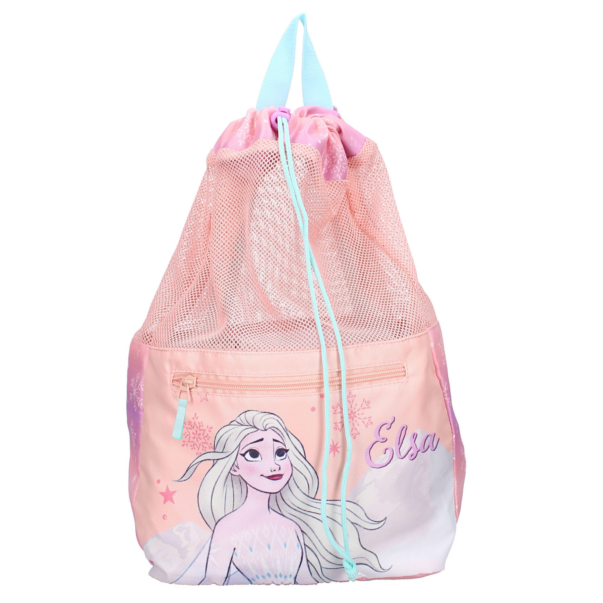 Disney Frozen Turnbeutel Sportbeutel „It’s All Magic“ Turnbeutel mit Elsa-Aufdruck