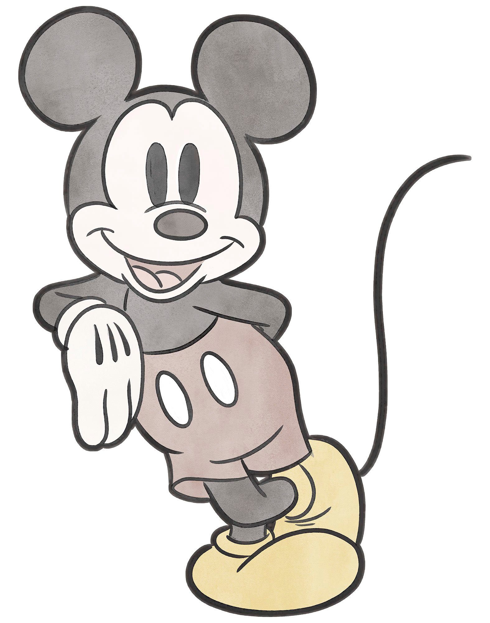 Komar Fototapete Selbstklebende Vlies - Mickey Essential - Размер 100 x 127 cm, glatt, bedruckt, Kinderzimmer