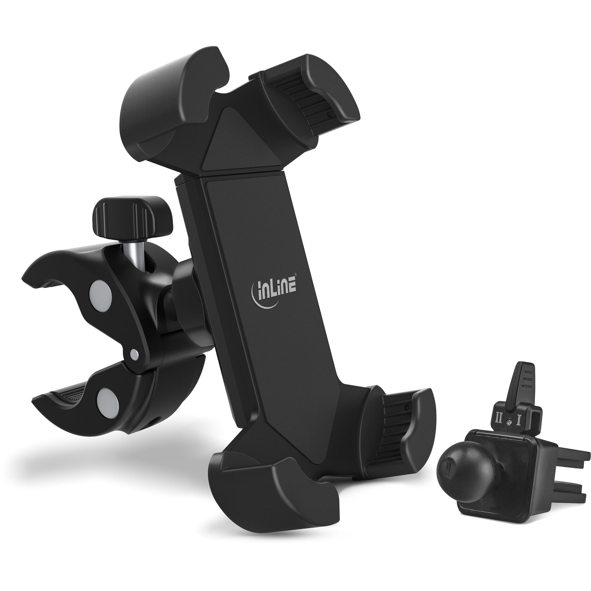 Tablet-Halterung InLine® One Click Easy 3 Drive & Ride Set