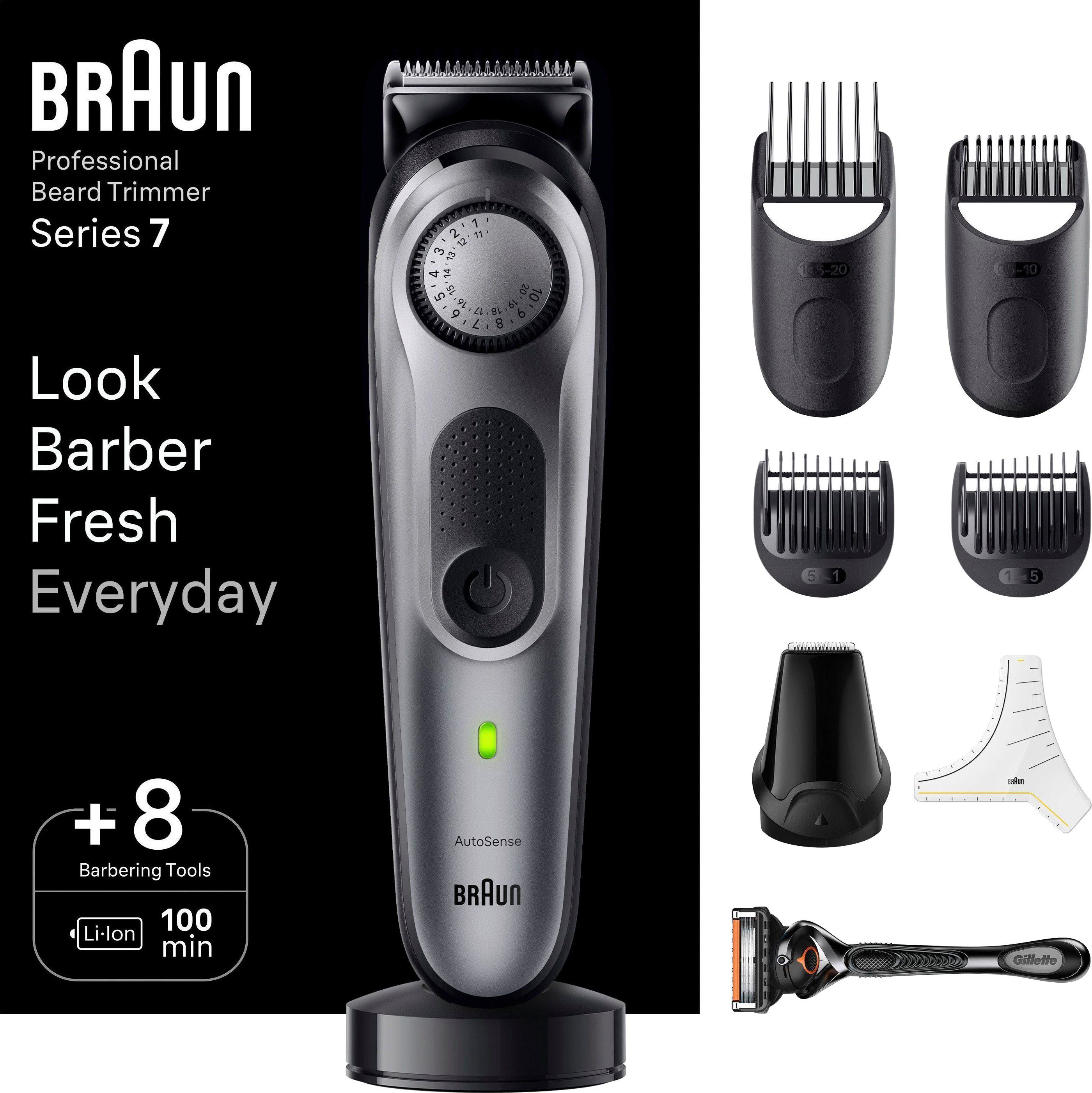 Braun Haarschneider Barttrimmer BT7420, 40 der auf Braun Einstellungen, (es Garantie die AGB Website) Mit Wasserdicht, Jahren 5 gelten