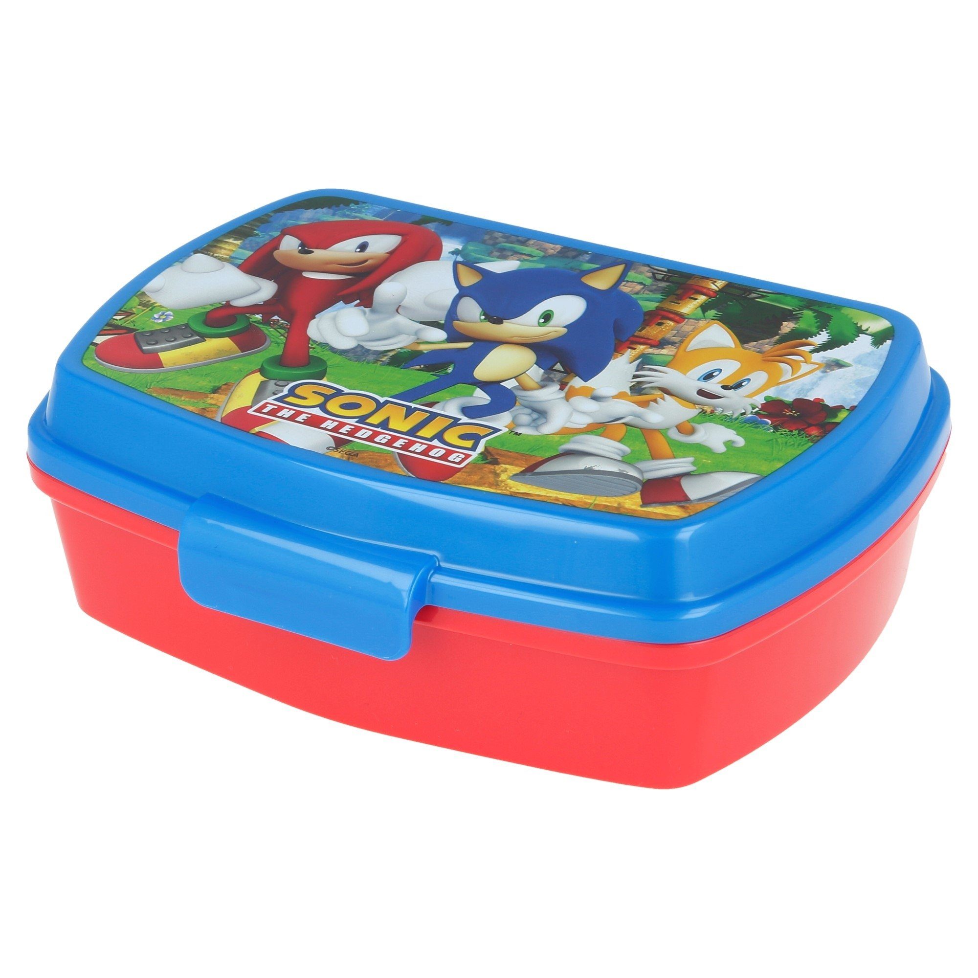 Sonic SEGA Lunchbox Sonic The Trinkbecher Set Brotdose Kinder Hedgehog mit