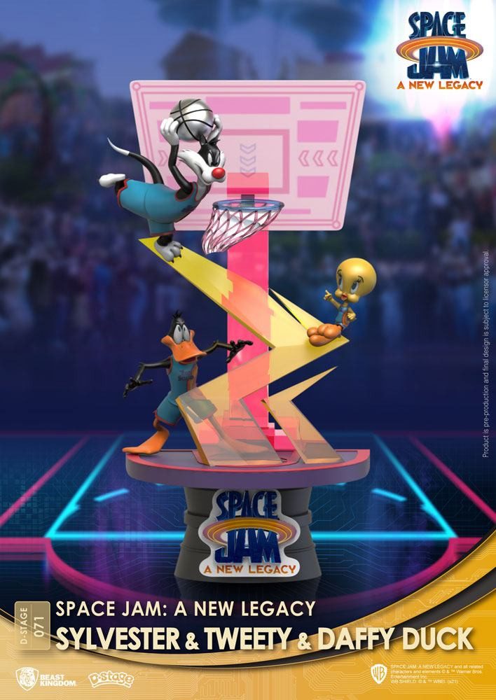 Beast Kingdom Toys Merchandise-Figur Space Jam: A New Legacy D-Stage Diorama Sylvester &Tweety & Daffy Duck