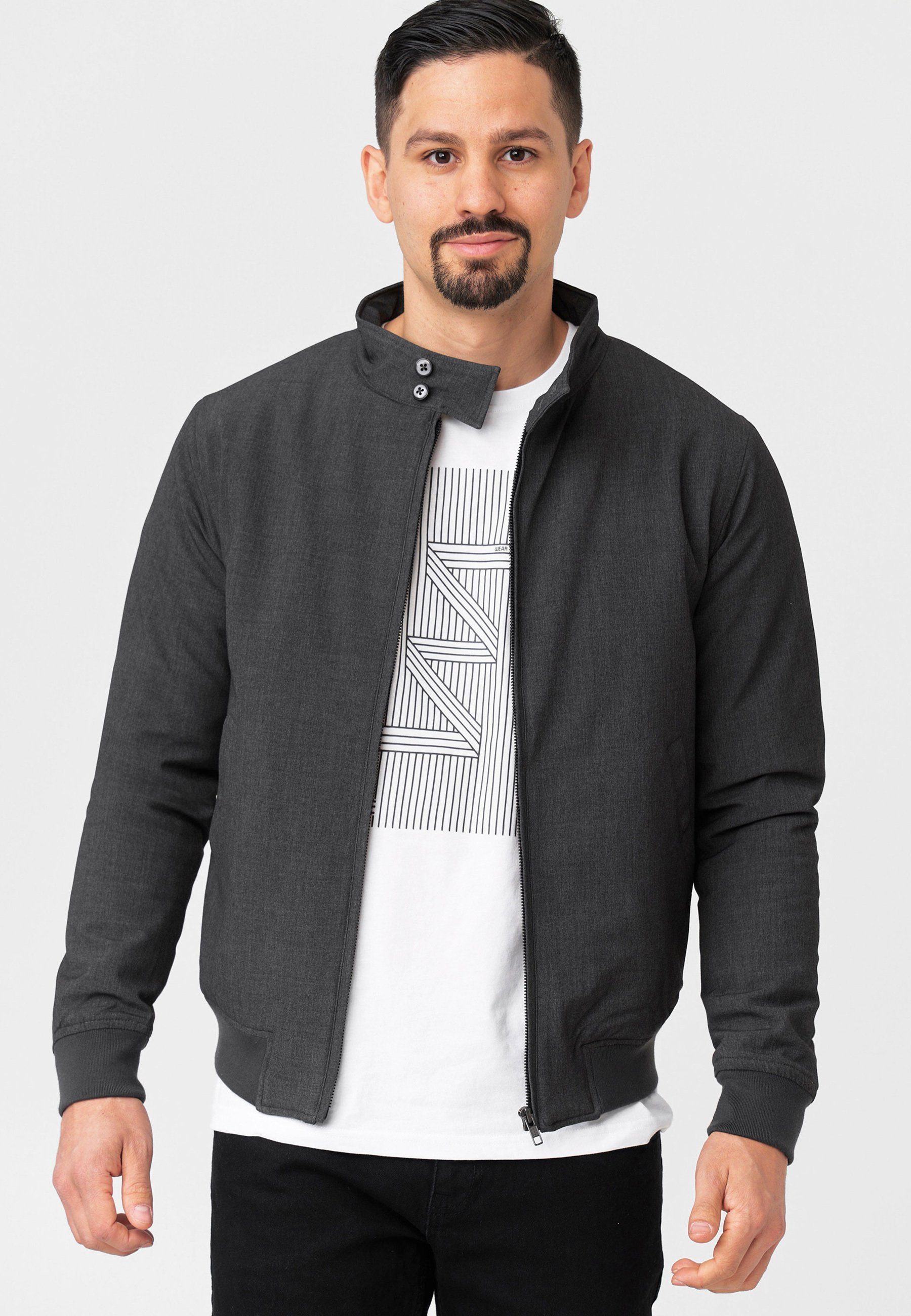 Bomberjacke Chung Charcoal Mix Jeff