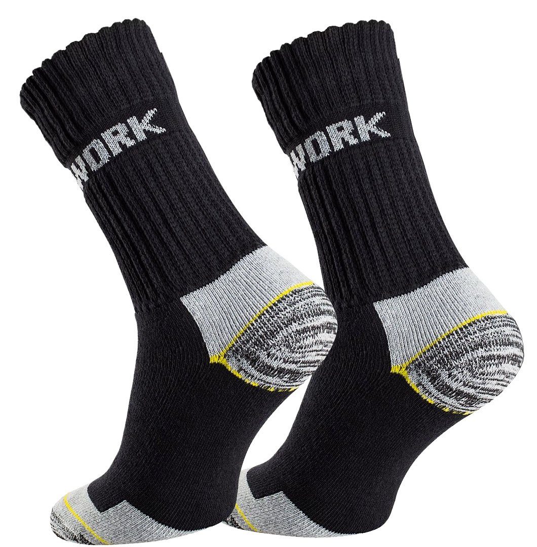 Reslad Arbeitssocken Reslad Arbeitssocken Männer WORK (6 x Paar) Extrem strapazierfähig (Spar-Set, 6-Paar, 6 Paar) Trekkingschuhe