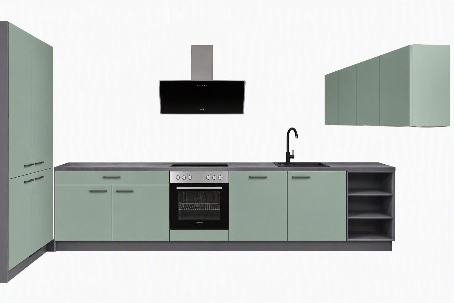 nobilia® Winkelküche Kristiansand, individuell anpassbar, gratis Küchenplanung mit Profis, (Breite 705 cm), vormontiert, wahlw. mit E-Geräten, Preis inkl.Lieferung