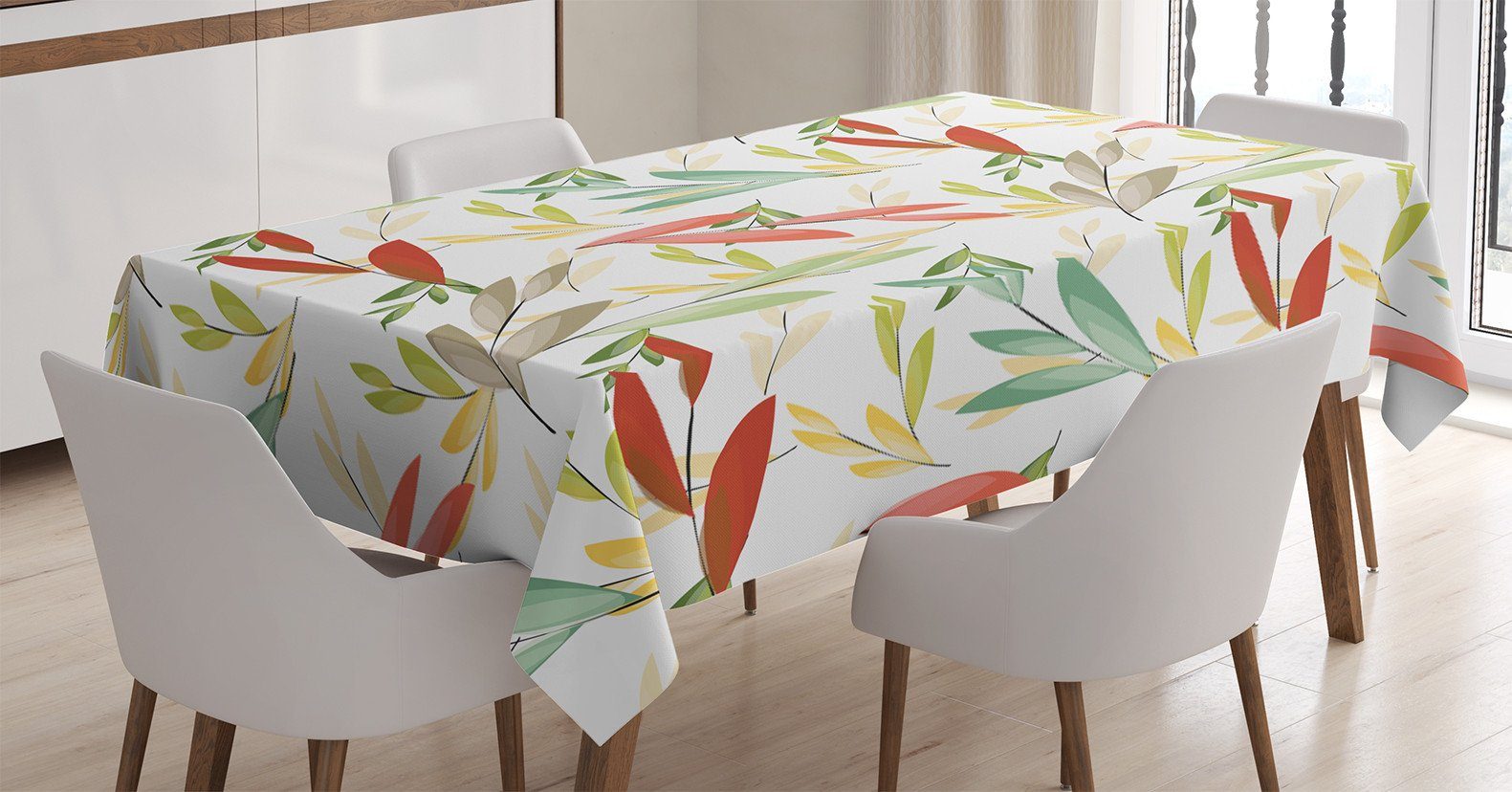 Abakuhaus Tischdecke Farbfest Waschbar den geeignet Bereich Auszugs-Blätter Für Bunt Farben, Außen Klare