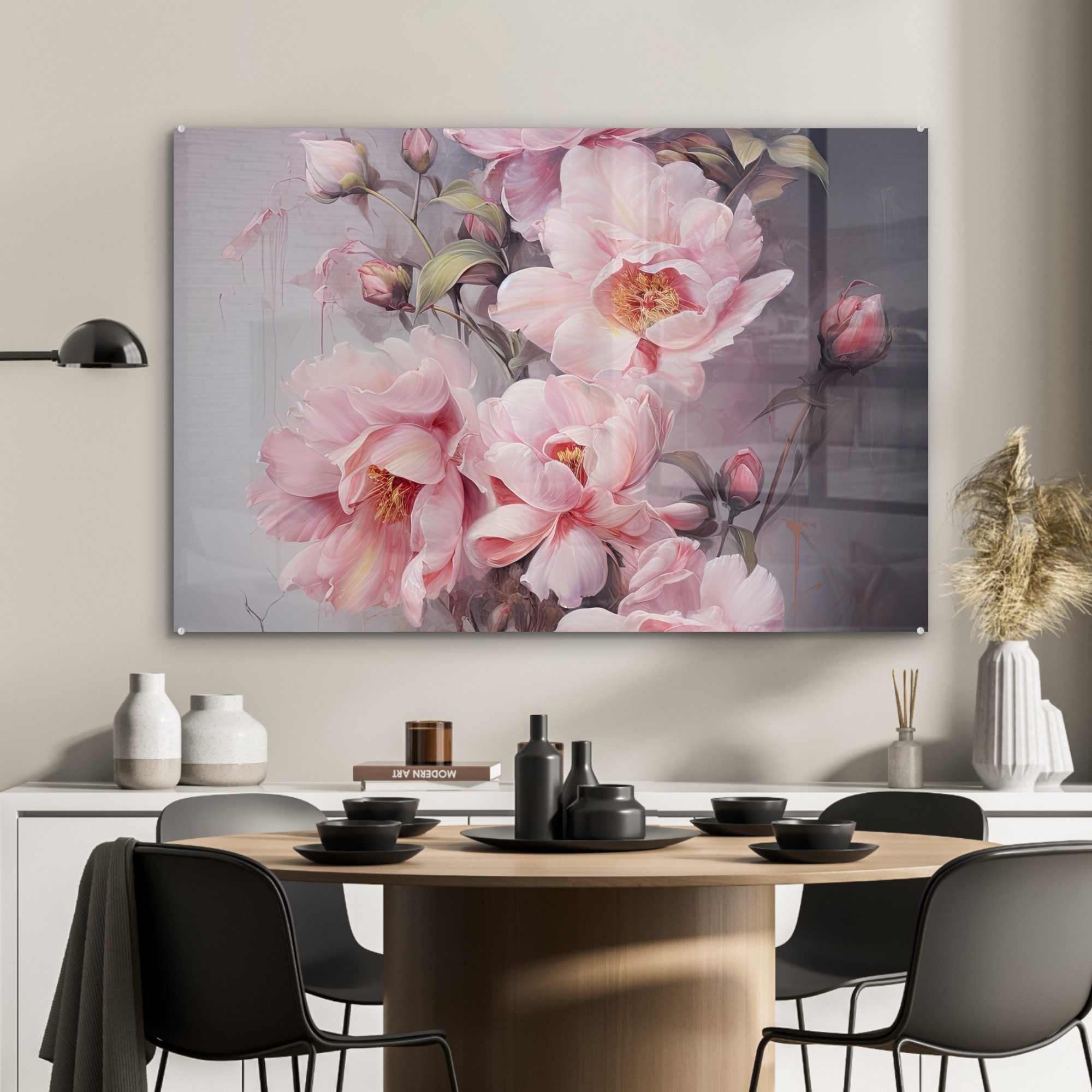 MuchoWow Acrylglasbild Rosen - Blumen - günstig online kaufen