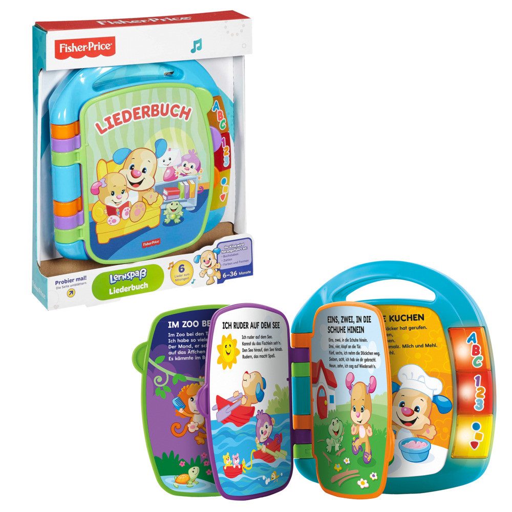 Mattel® Lernspielzeug Fisher-Price Lernspaß Liederbuch günstig online kaufen