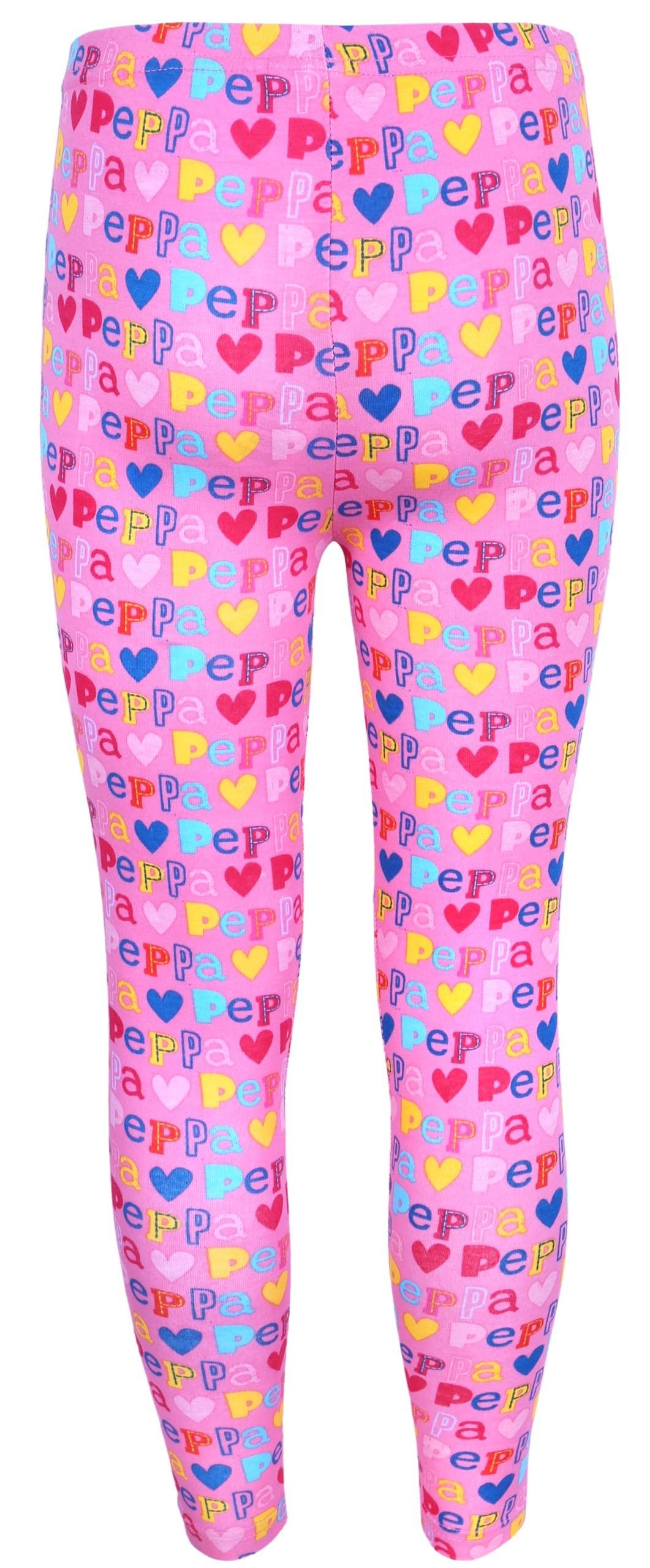 Peppa Pig 7/8-Leggings Pinke Mädchen-Leggings Peppa Pig Peppa Wutz 5 Jahre