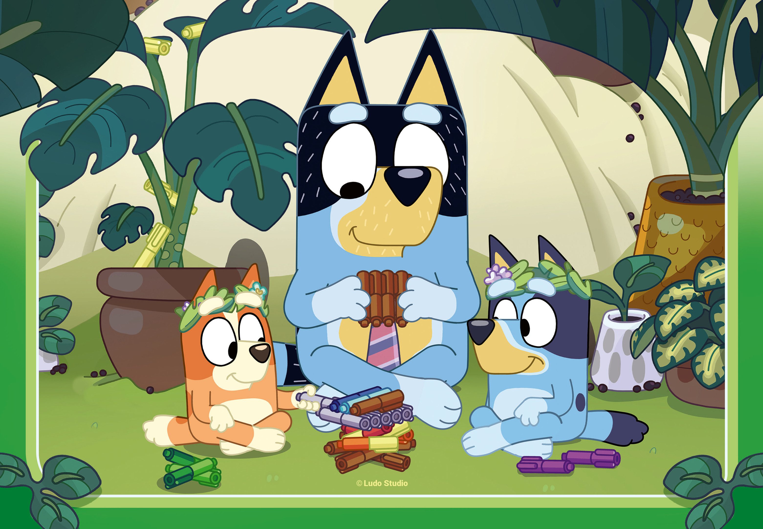 Ravensburger Puzzle Bluey, Auf geht's!, 48 Puzzleteile, Made in Europe