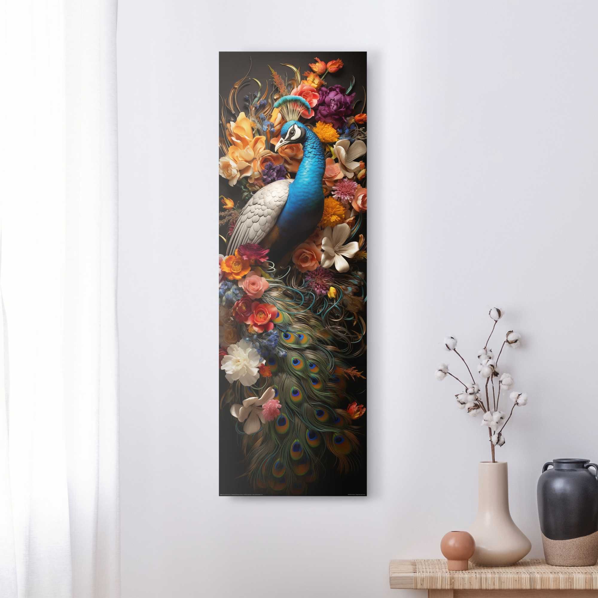 Reinders! Deco-Panel Colourful Peacock
