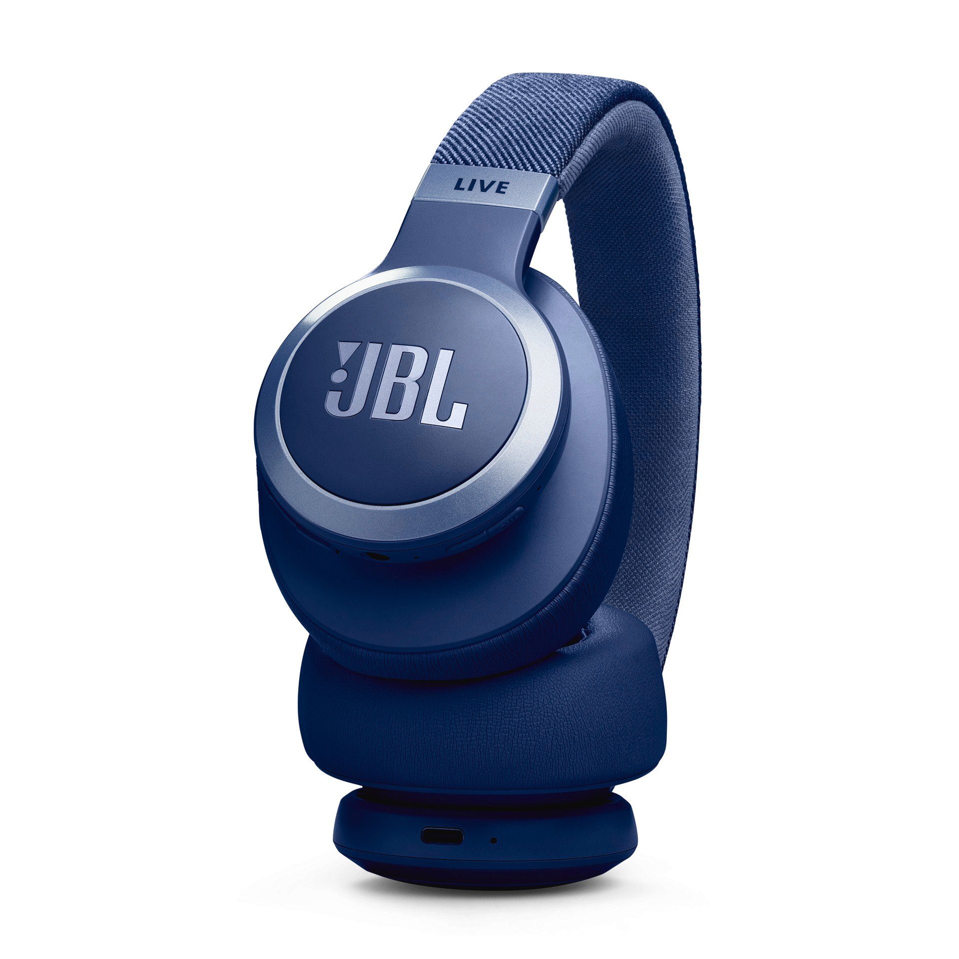 JBL LIVE 770NC mit JBL Assistant, Sound Cancelling) Google Noise True (Adaptive Alexa, Over-Ear-Kopfhörer Transparenzmodus, Signature Adaptive Blau Noise-Cancelling, Multi-Point-Verbindung, Kabelloser mit Surround Sound wireless Kopfhörer und