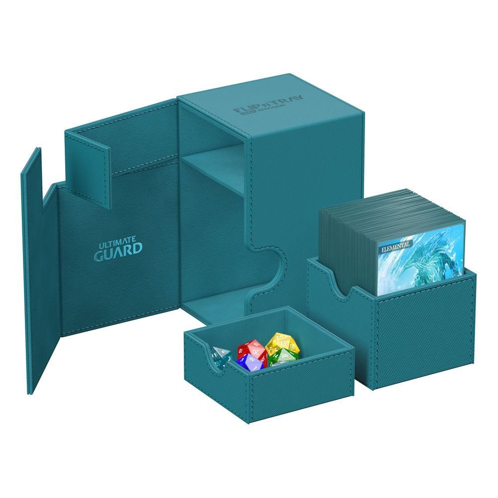 Ultimate Guard Sammelkarte Flip`n`Tray 100+ XenoSkin Monocolor - Petrolblau